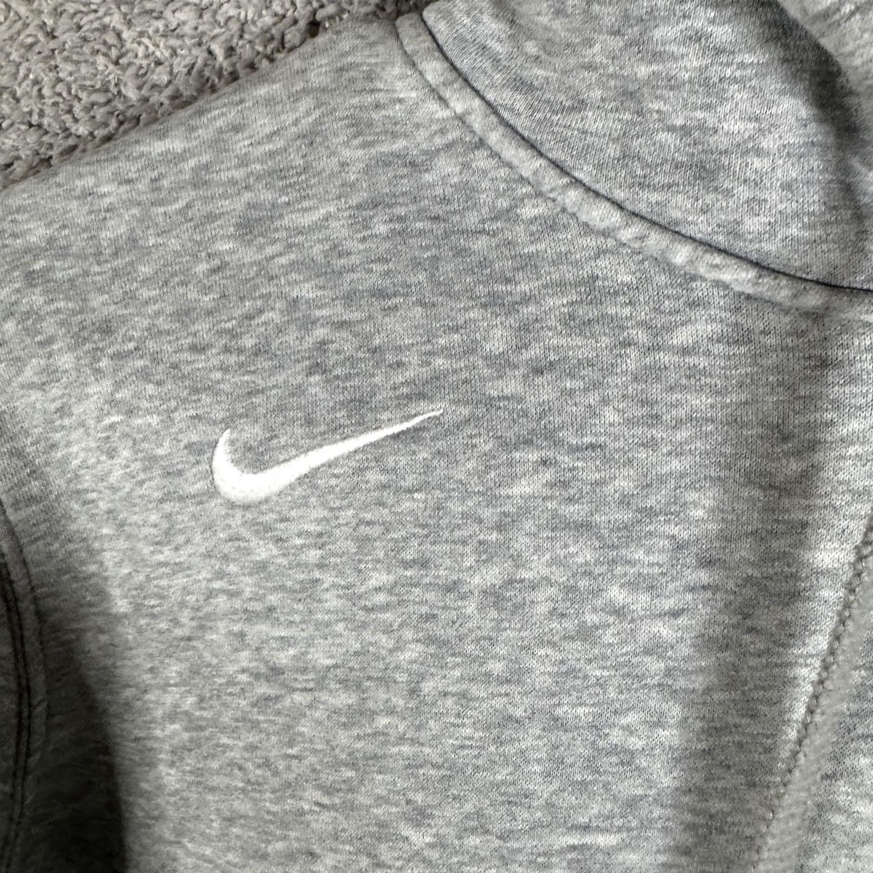 Nike Nike Hoodie Mens Medium Gray Pullover Fleece Sweatshirt CFC Lacrosse Ribbon Logo Size US M / EU 48-50 / 2 - 6 Thumbnail