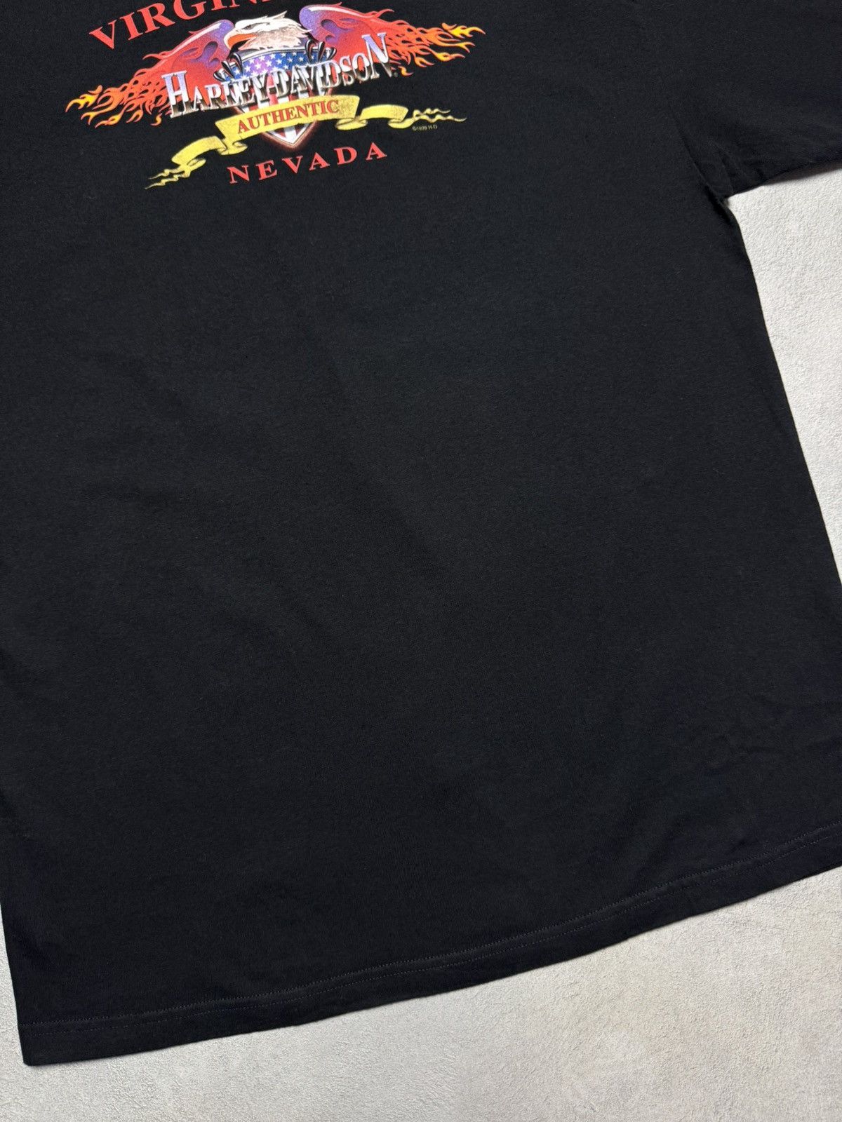 Harley Davidson Harley Davidson 1999 Virginia City Nevada Moto T-Shirt Size US XXL / EU 58 / 5 - 9 Thumbnail