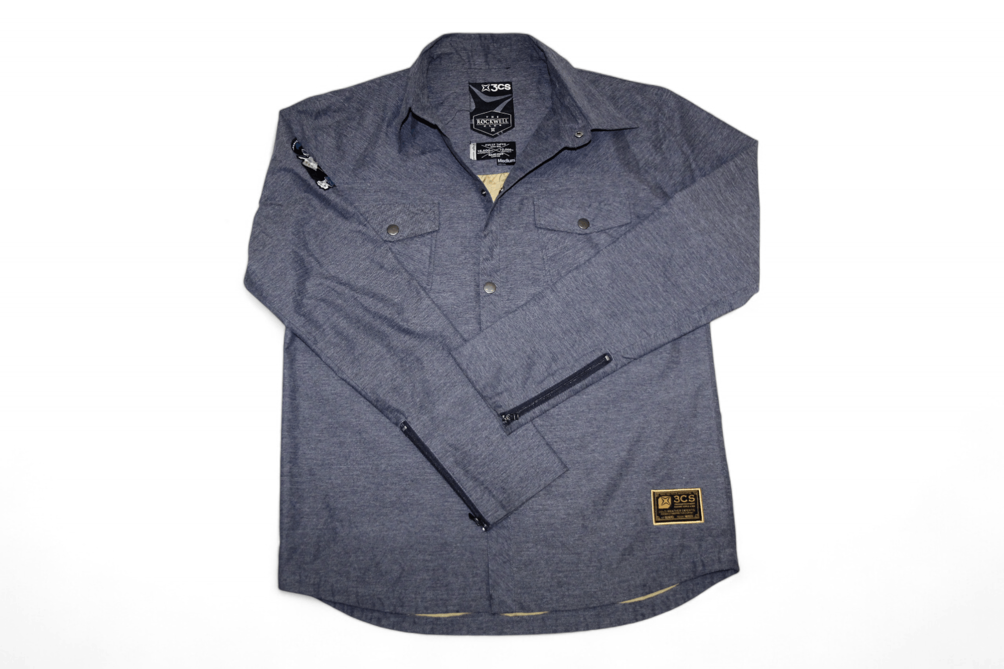 686 3CS Snowboards x The Rockwell Club 2 layer laminated Jacket Size US L / EU 52-54 / 3 - 1 Thumbnail