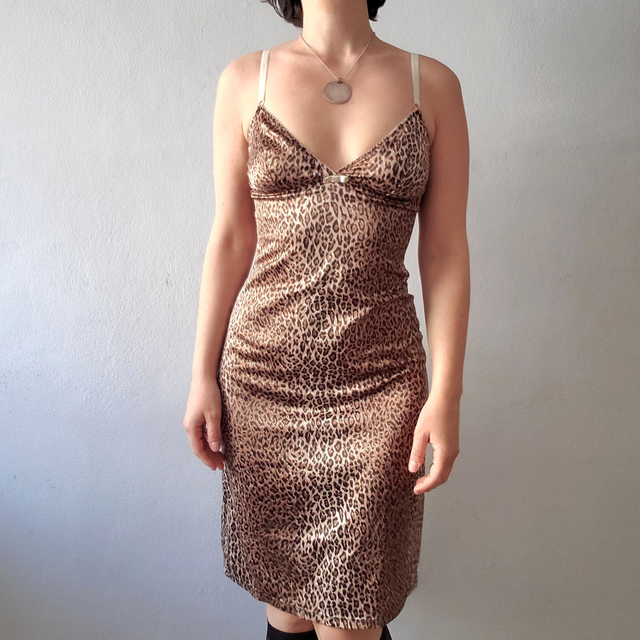 Dolce & Gabbana Dolce & Gabbana vintage y2k animal print lingerie slip dress Size L / US 10 / IT 46 - 10 Thumbnail