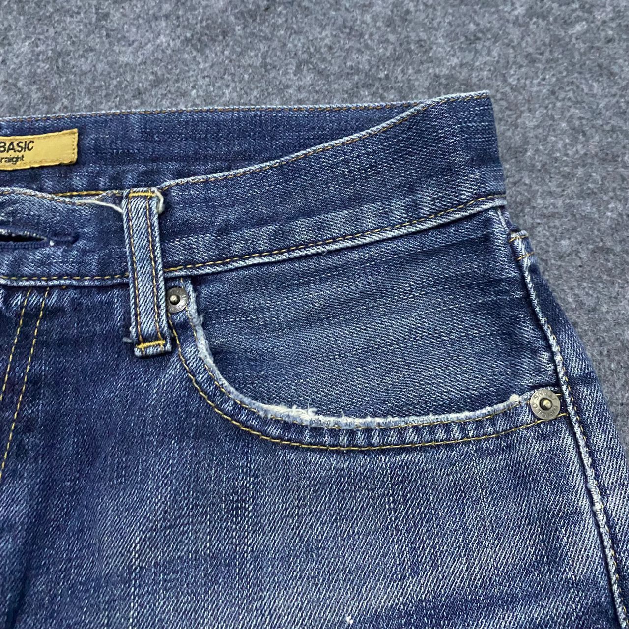 Japanese Brand 💥Best Offer💥Vintage Uniqlo Oiginal basic Denim Size US 31 - 5 Thumbnail