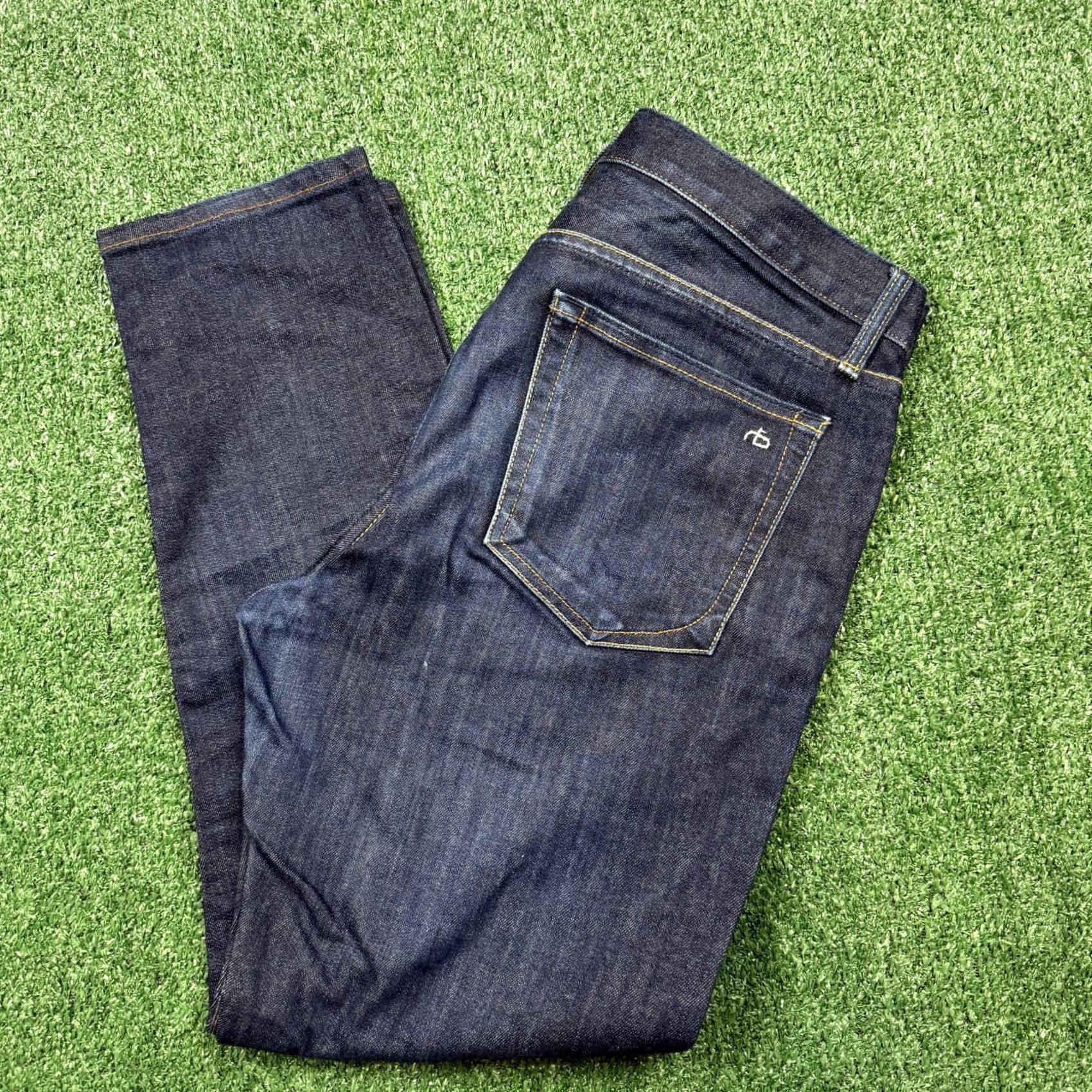 Rag & Bone rag & bone Jeans 32x28 Kaihara Denim Slim Button 5-Pocket Blue Mens Pants Japan Vintage No Size US 32 / EU 48 - 7 Thumbnail