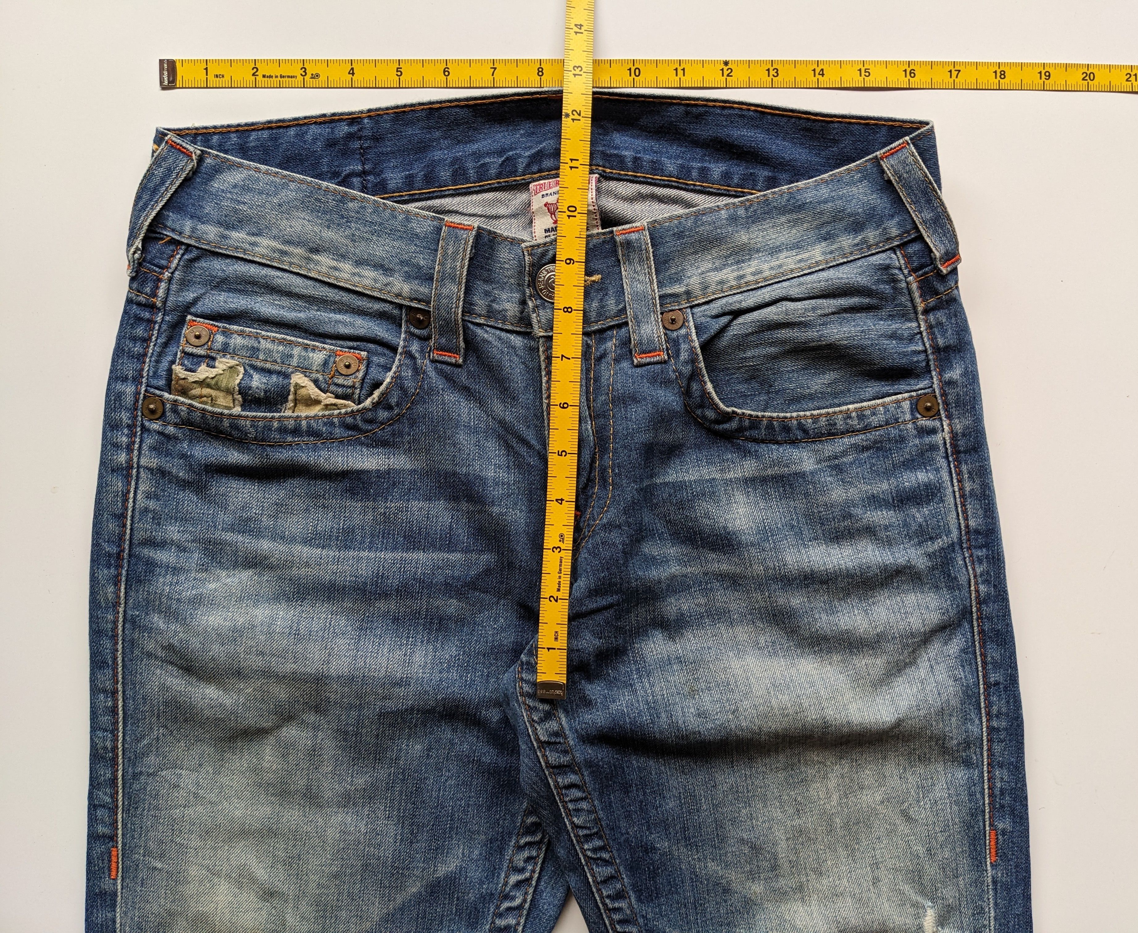 If Six Was Nine × Le Grande Bleu (L.G.B.) × True Religion True Religion distressed flare jeans Size US 33 - 9 Thumbnail