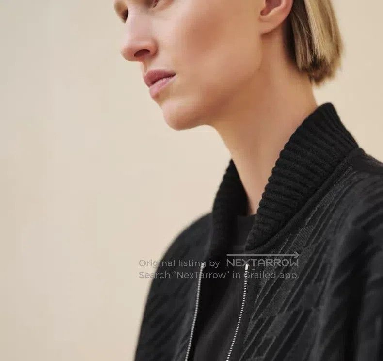 Hermes Hermes Black reversible long woolen coat, loose fit Size XXS / US 00 / IT 34 - 8 Thumbnail