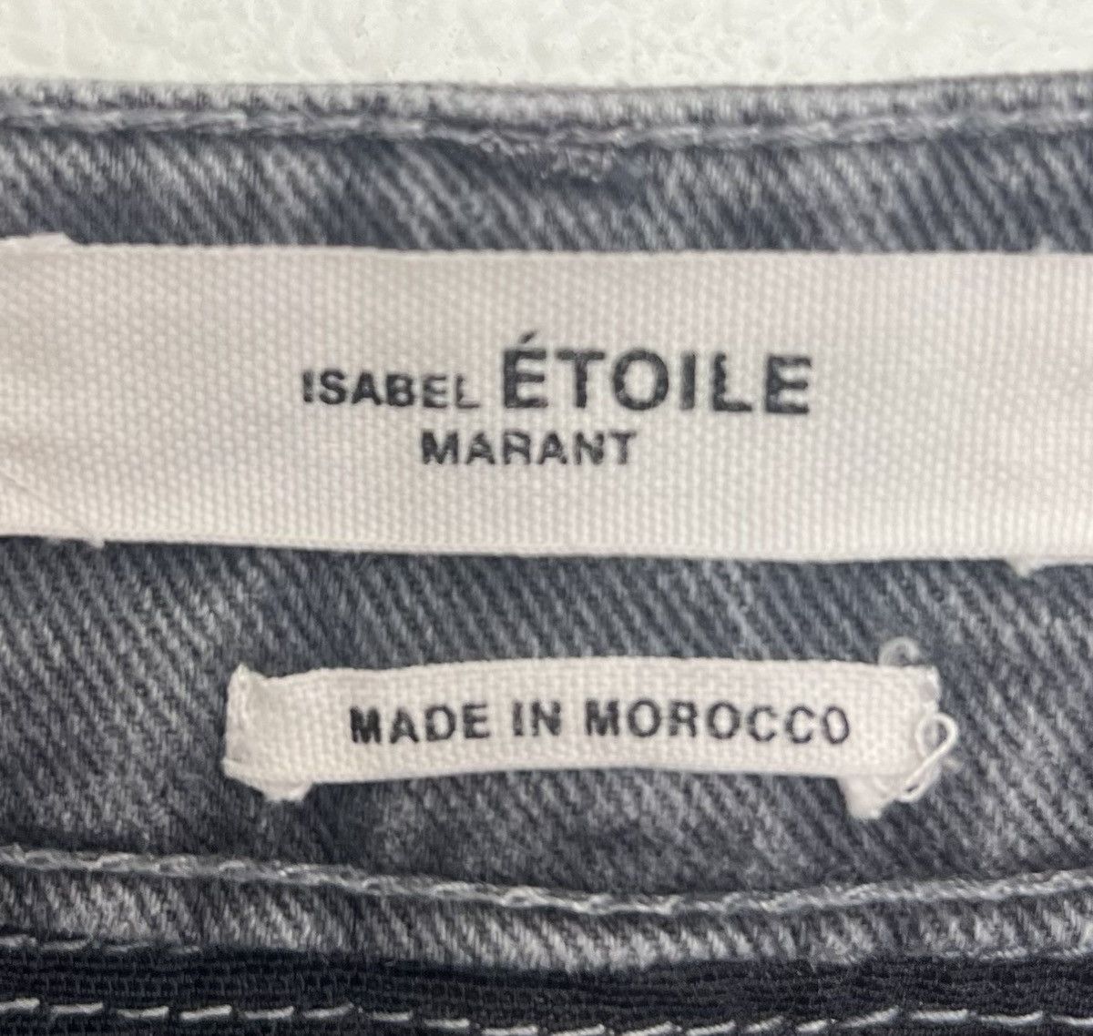 Isabel Marant Etoile Isabel Marant Etoile Pelona Biker Dark Gray Jean Grunge Edgy Size 26" / US 2 / IT 38 - 6 Thumbnail
