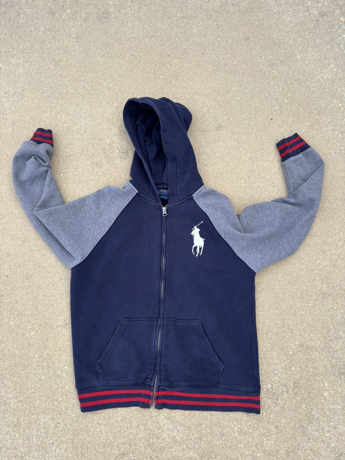 Polo Ralph Lauren Navy blue and grey Grail Polo Ralph Lauren Zip up Size US S / EU 44-46 / 1 - 1 Thumbnail