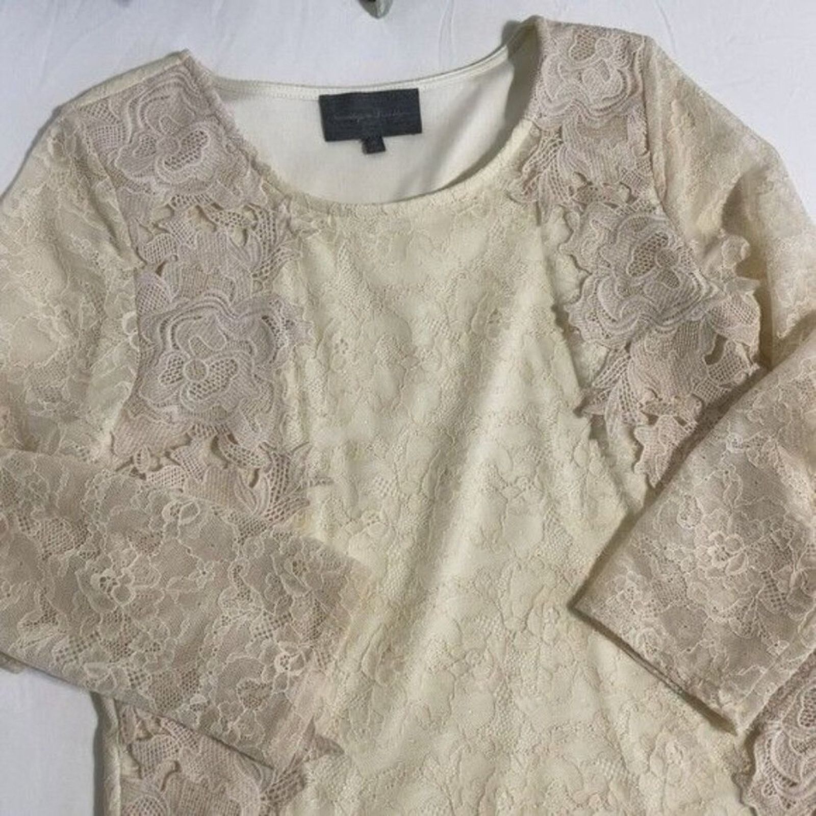 Anthropologie Anthropologie Ardith Lace top by Sunday in Brooklyn Medium Size M / US 6-8 / IT 42-44 - 13 Thumbnail