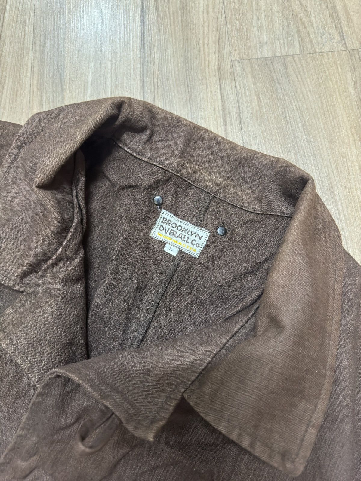 Vintage BROOKLYN OVERALL WORKER JACKET Size US L / EU 52-54 / 3 - 3 Thumbnail