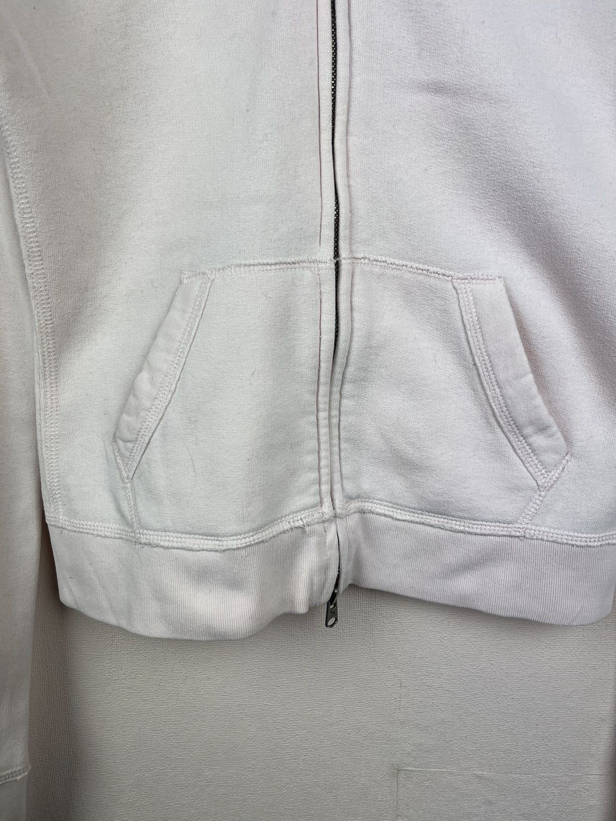 Abercrombie & Fitch Abercrombie & Fitch Y2K Muscle Women's Zip Up Hoodie White Size XL / US 12-14 / IT 48-50 - 3 Thumbnail