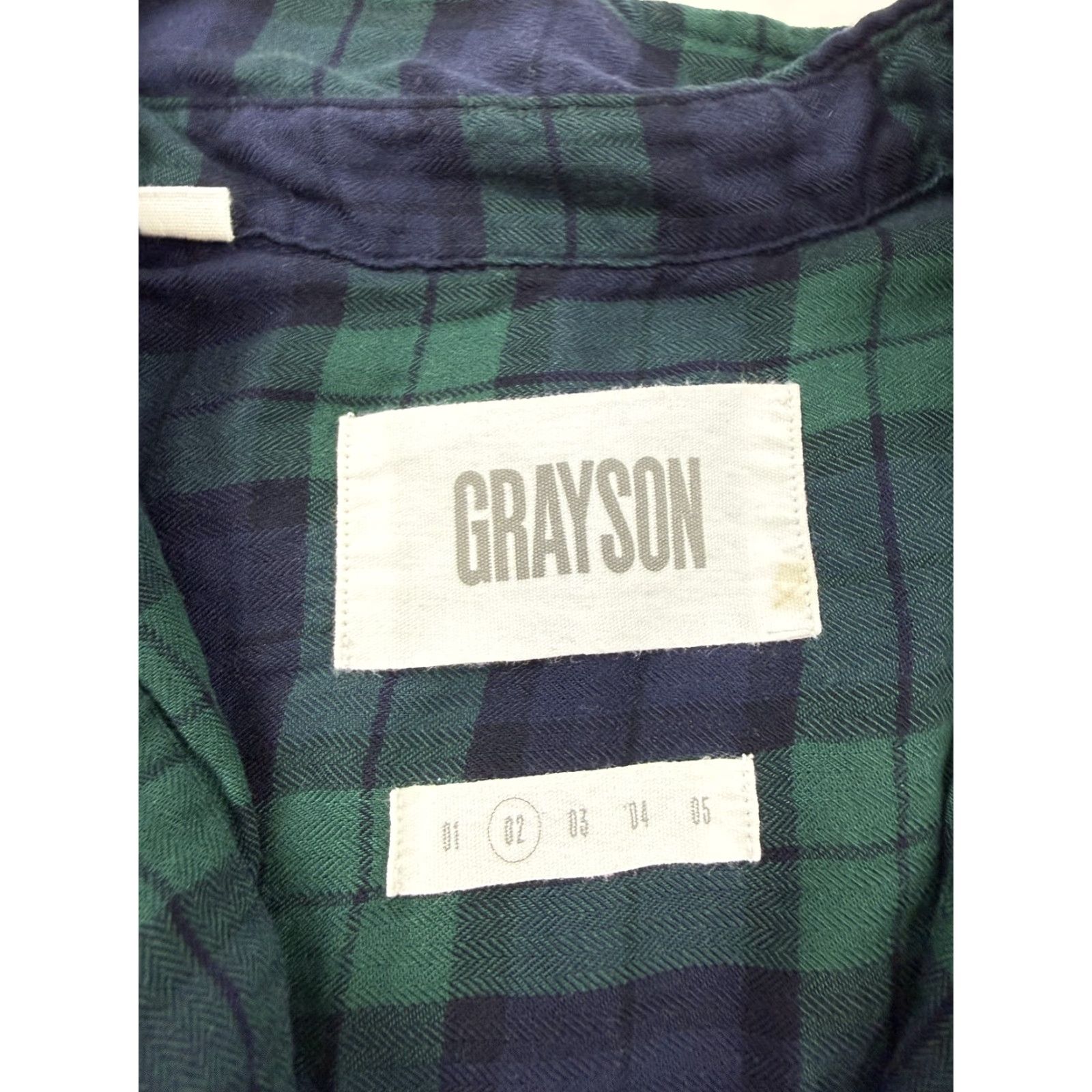 Vintage Grayson Dress Womens 2 Green Plaid Short Sleeve Collared Shirt Dress Lyocell Size XS / US 0-2 / IT 36-38 - 3 Thumbnail