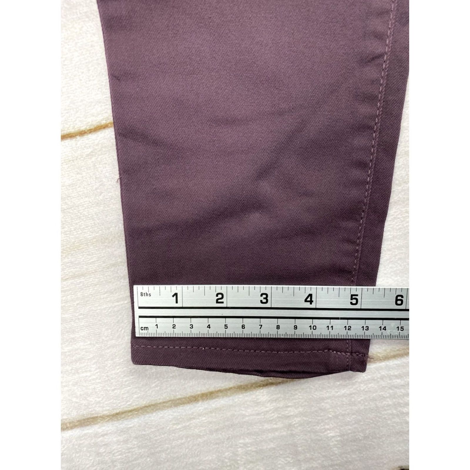 Vintage St Johns Bay Jeans Womens 12 Tall Skinny Mid Rise Purple NWT Secretly Slender 90s Vintage Womens Jeans Size 24" / US 00 / IT 34 - 7 Thumbnail