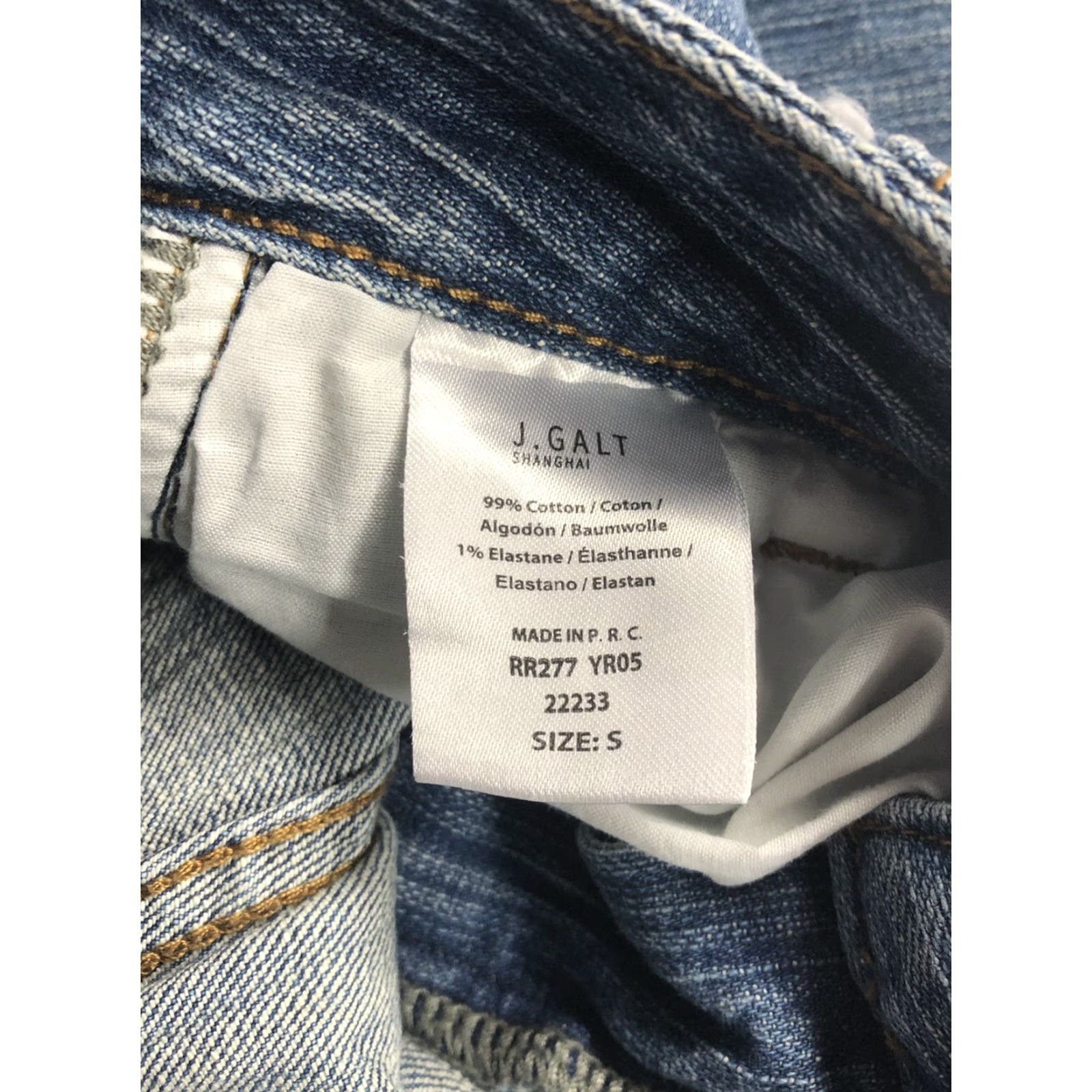 Vintage J. Galt Jeans Womens Flared Legs Y2k Size S Small 99% Cotton 1% Elastan Blue Wide-Leg Jeans Womens Size 28" / US 6 / IT 42 - 5 Thumbnail