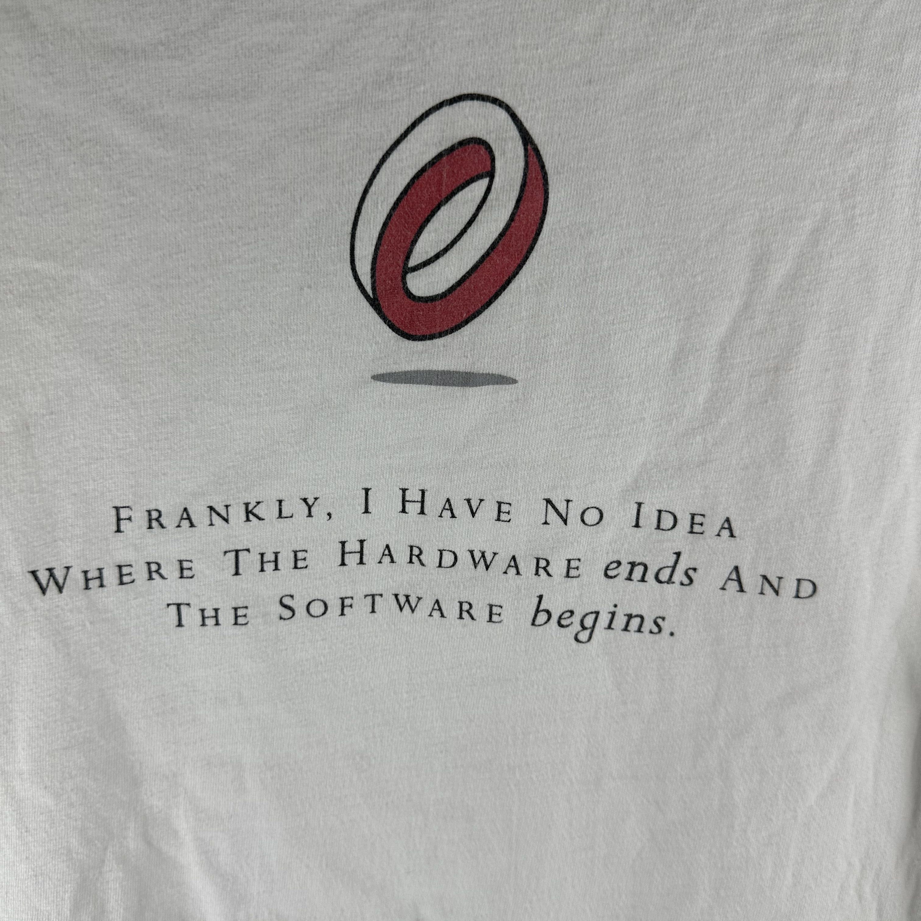 Vintage ​ 90s Compaq Software Just As We Intended Promo T-shirt Size US XL / EU 56 / 4 - 2 Thumbnail