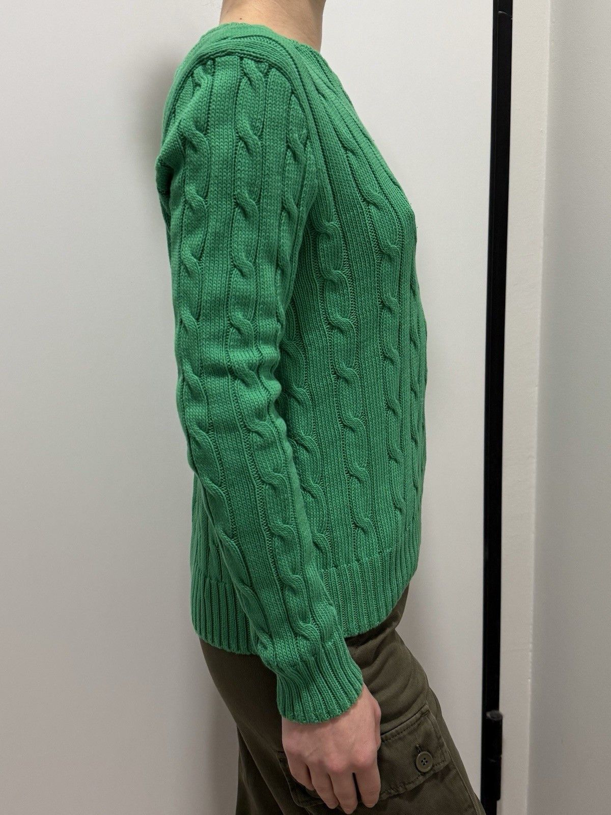 Polo Ralph Lauren Polo Ralph Lauren Cotton Green Knit Sweater Womens Size L / US 10 / IT 46 - 7 Thumbnail