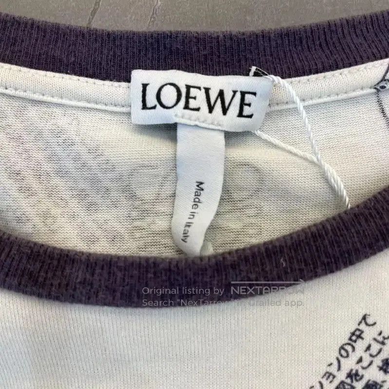 Loewe Loewe Summer White Cotton Short Sleeve T-Shirt . Size S / US 4 / IT 40 - 5 Thumbnail