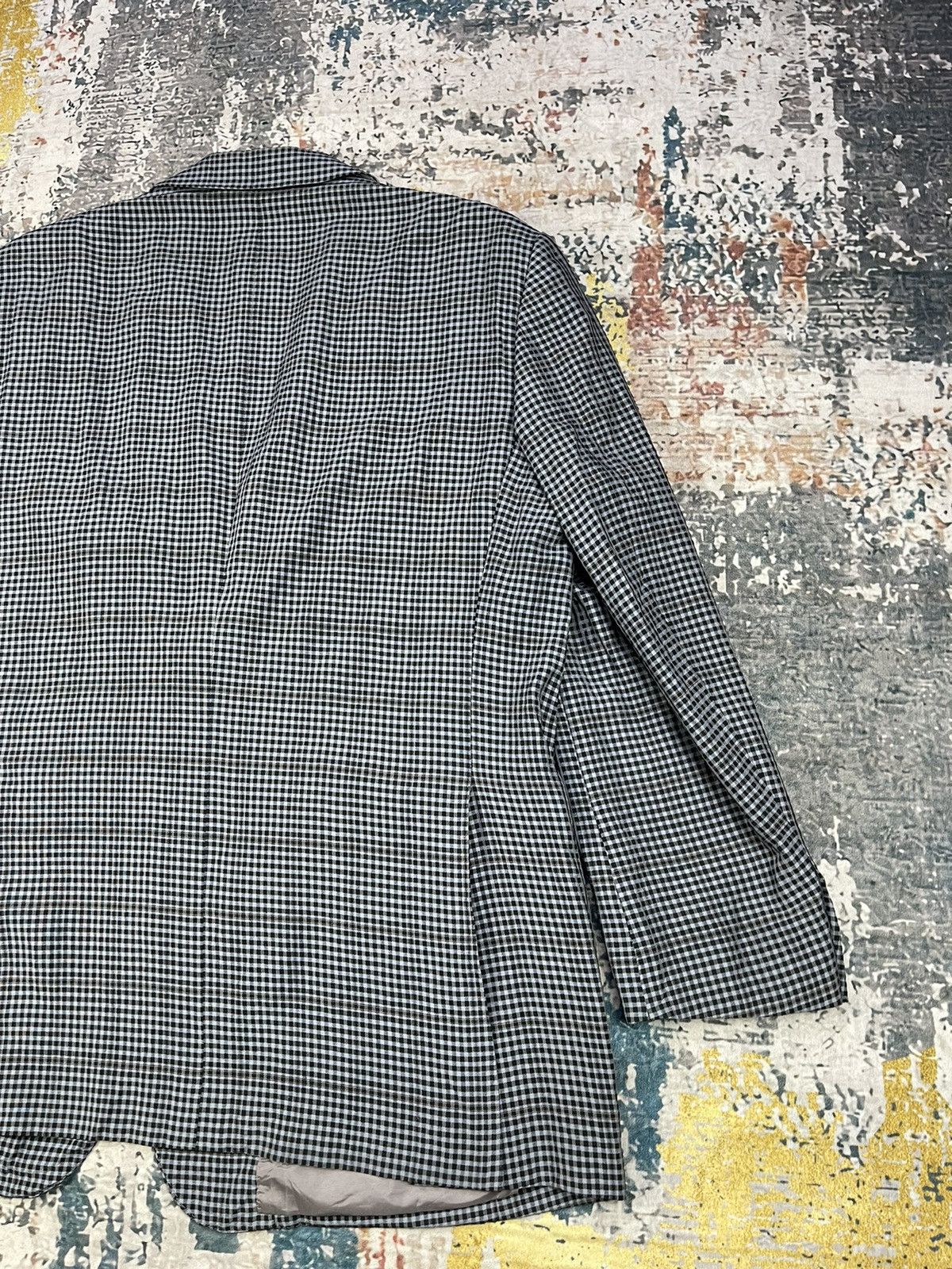 Burberry Burberry London Checked Plaid Silky Wool Blazer Size US M / EU 48-50 / 2 - 7 Thumbnail