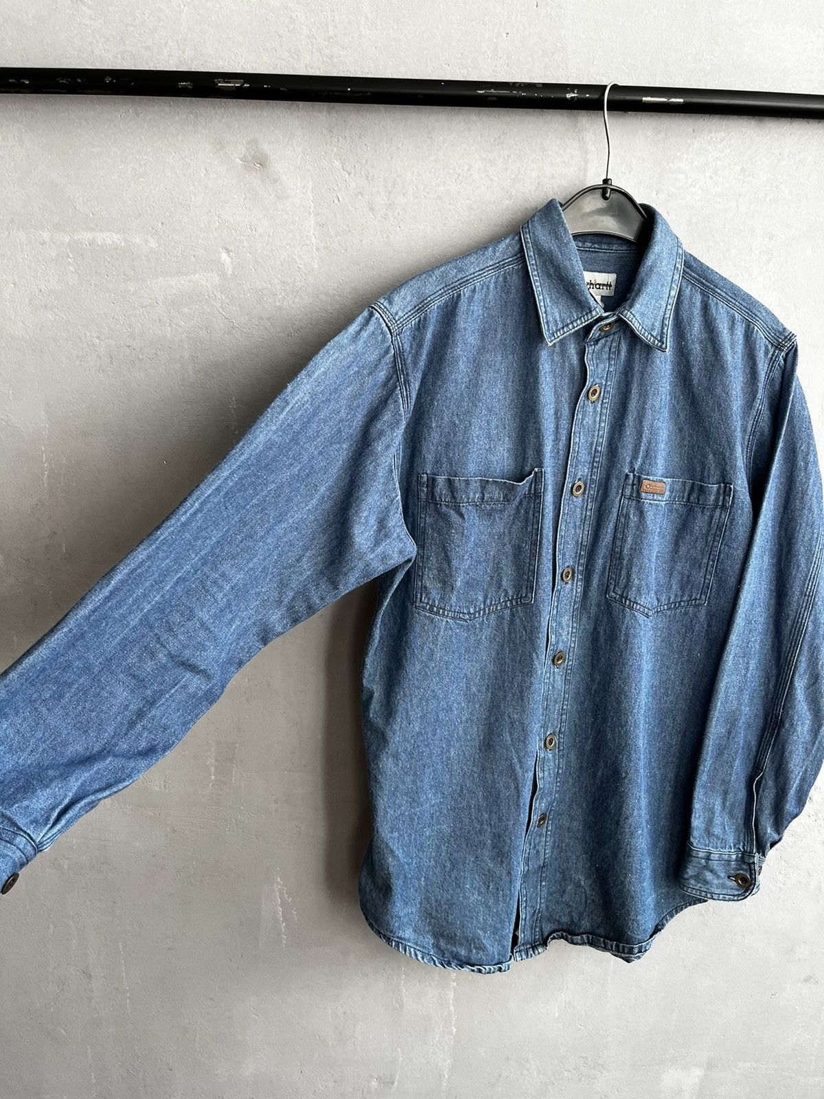 Carhartt × Carhartt Wip × Vintage Carhartt denim shirt vintage Size US S / EU 44-46 / 1 - 9 Thumbnail