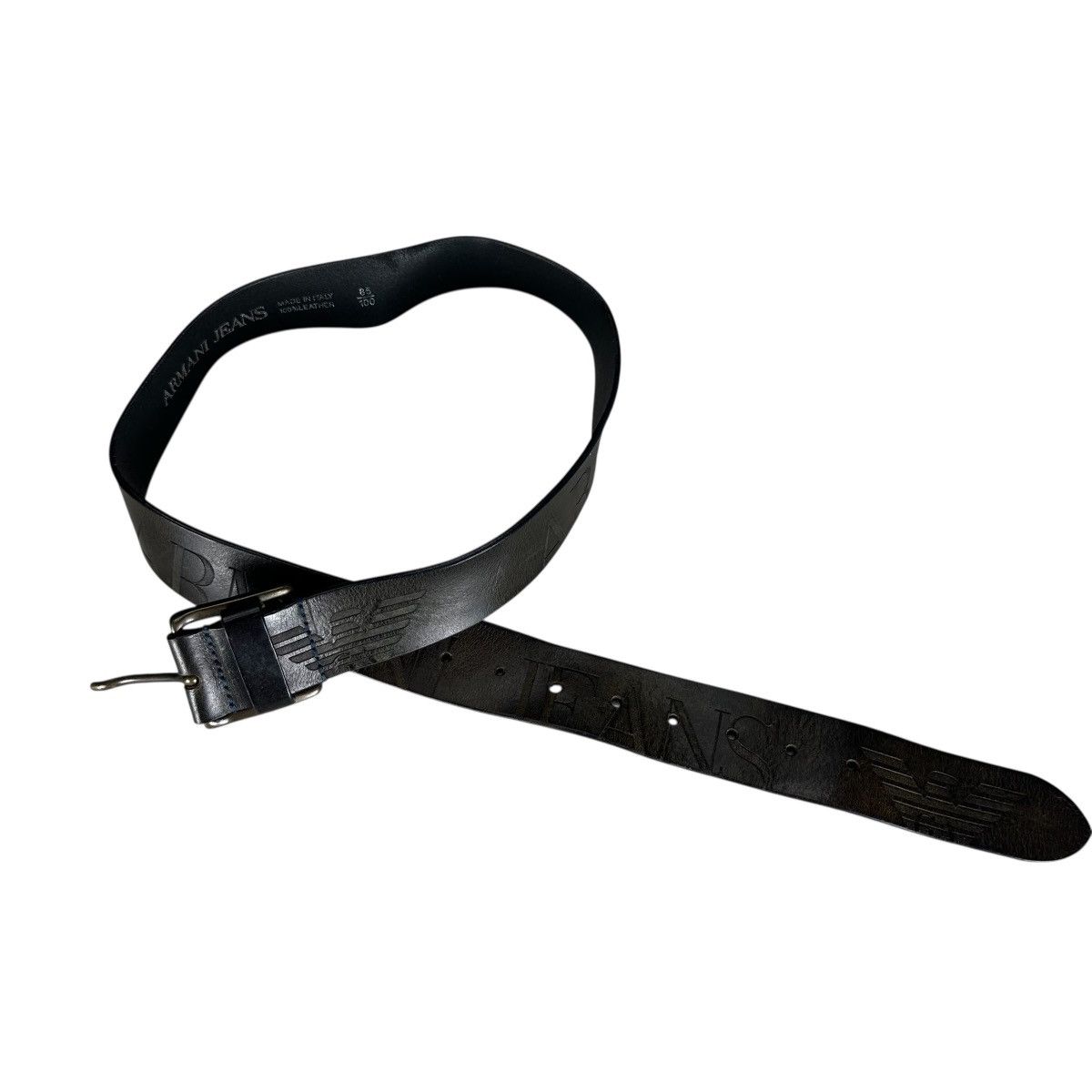Armani ARMANI JEANS ITALY LEATHER BELT Size ONE SIZE - 5 Thumbnail