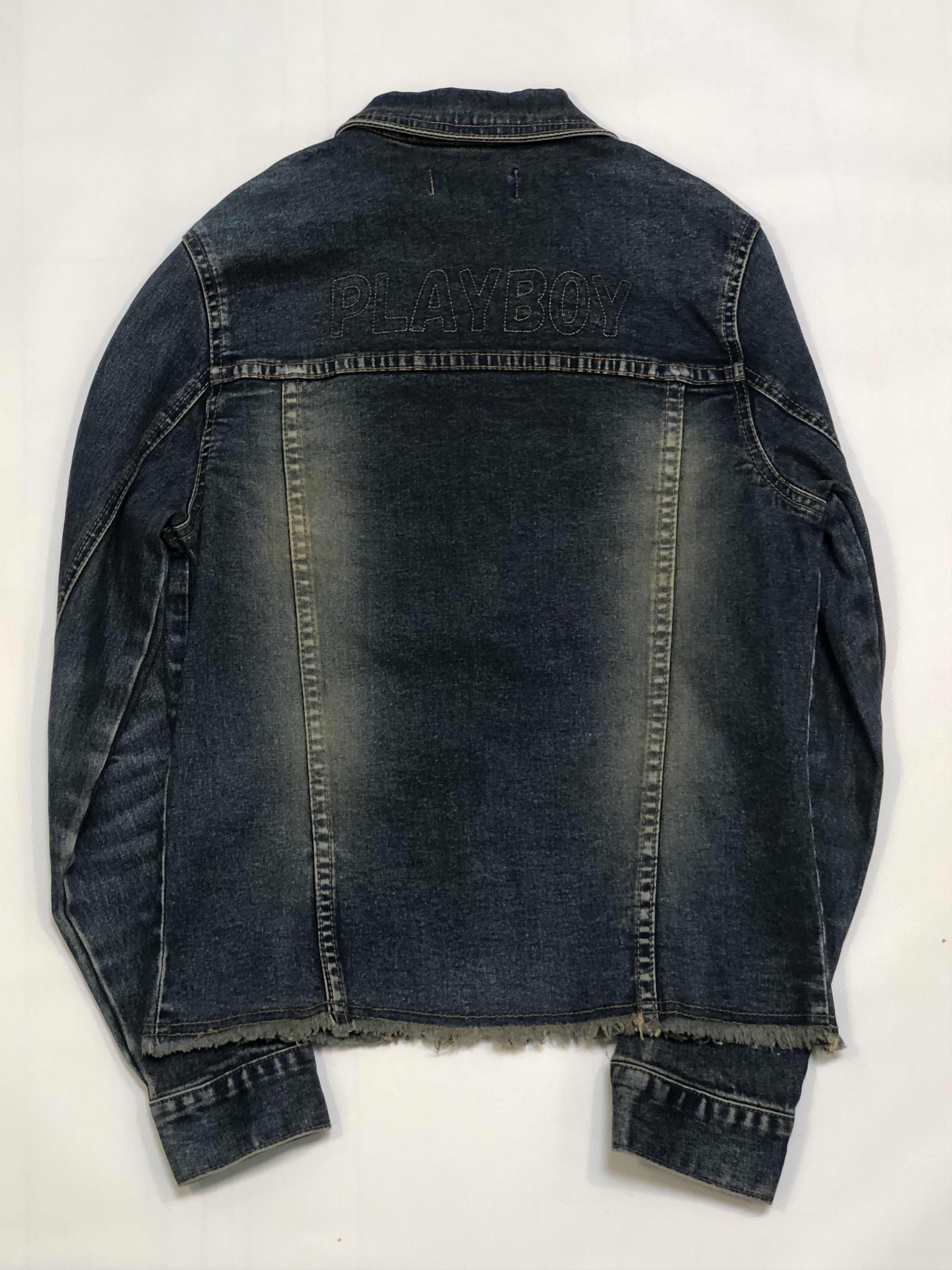 Playboy Vintage Playboy old school Denim jacket 90s Size M / US 6-8 / IT 42-44 - 3 Thumbnail