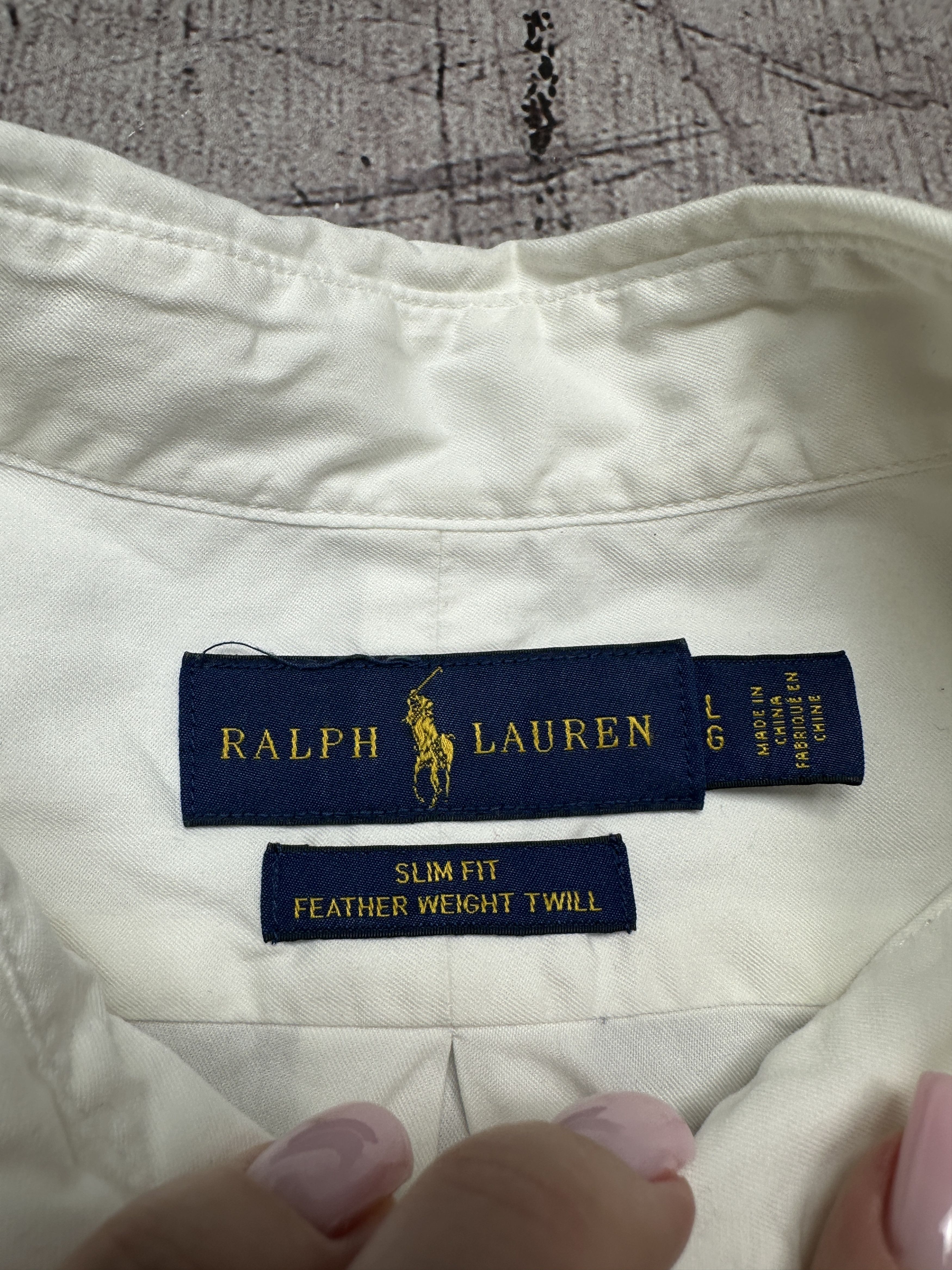Ralph Lauren Polo Ralph Lauren Mens White Long Sleeve Shirt Size US L / EU 52-54 / 3 - 4 Thumbnail
