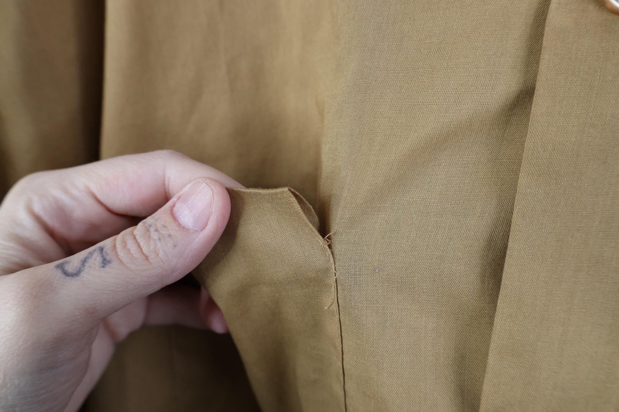 Vintage Vintage 60s Rockabilly Collar Button Shirt Beige Sanforized Size US XXL / EU 58 / 5 - 5 Thumbnail