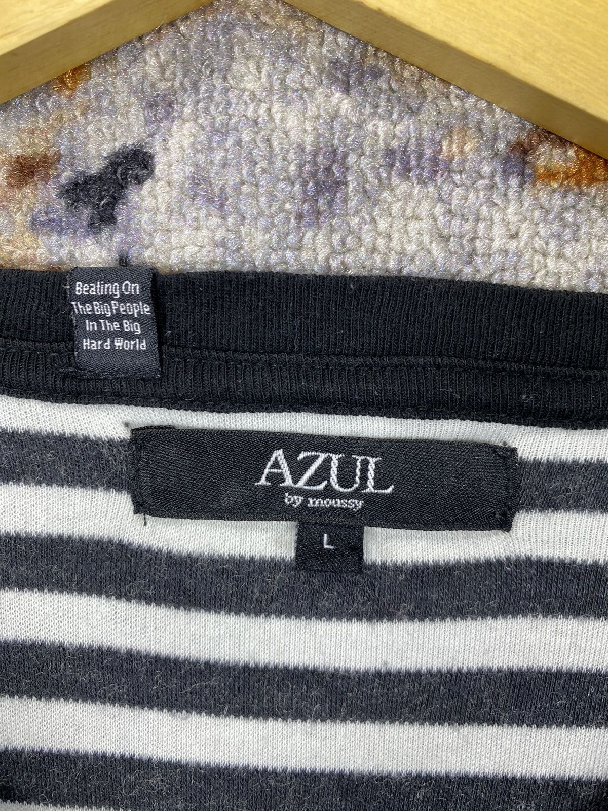 Japanese Brand Azul striped mini skul Ifsixwasnine Punk style Size US L / EU 52-54 / 3 - 5 Thumbnail