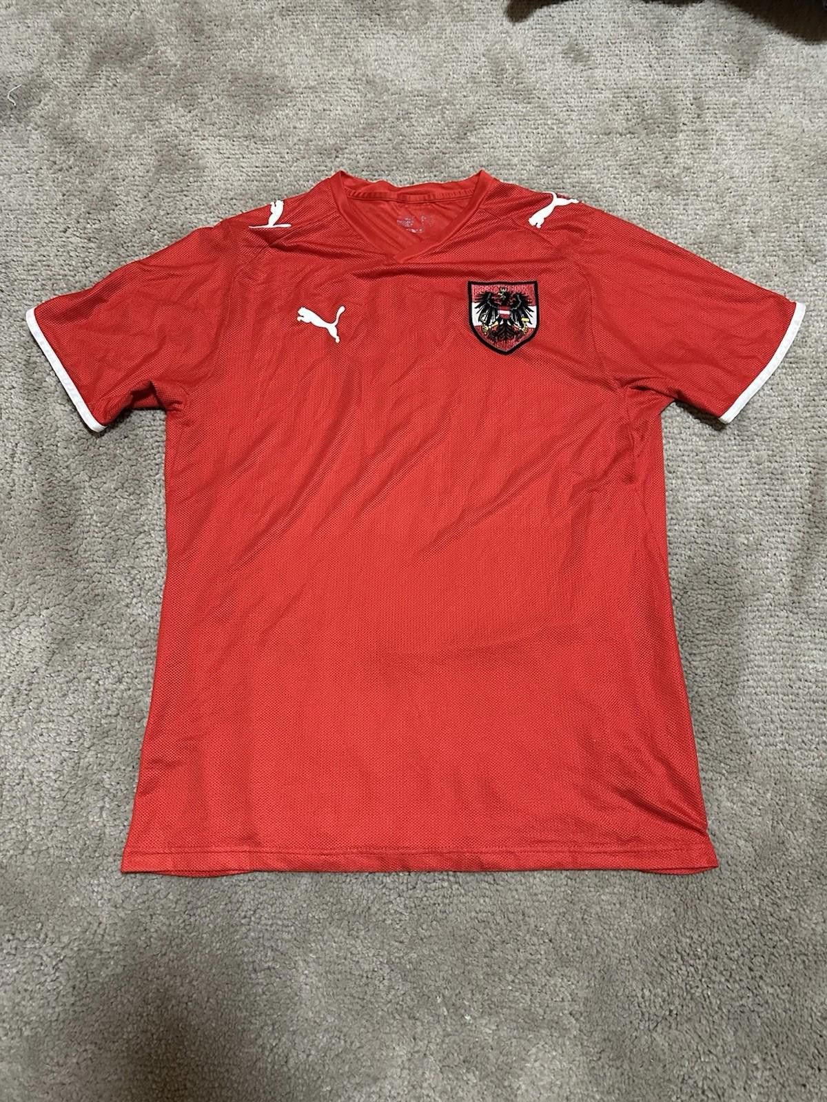 Puma Puma Austria 2008/2010 Home Football Shirt Soccer Jersey M Size US M / EU 48-50 / 2 - 1 Thumbnail