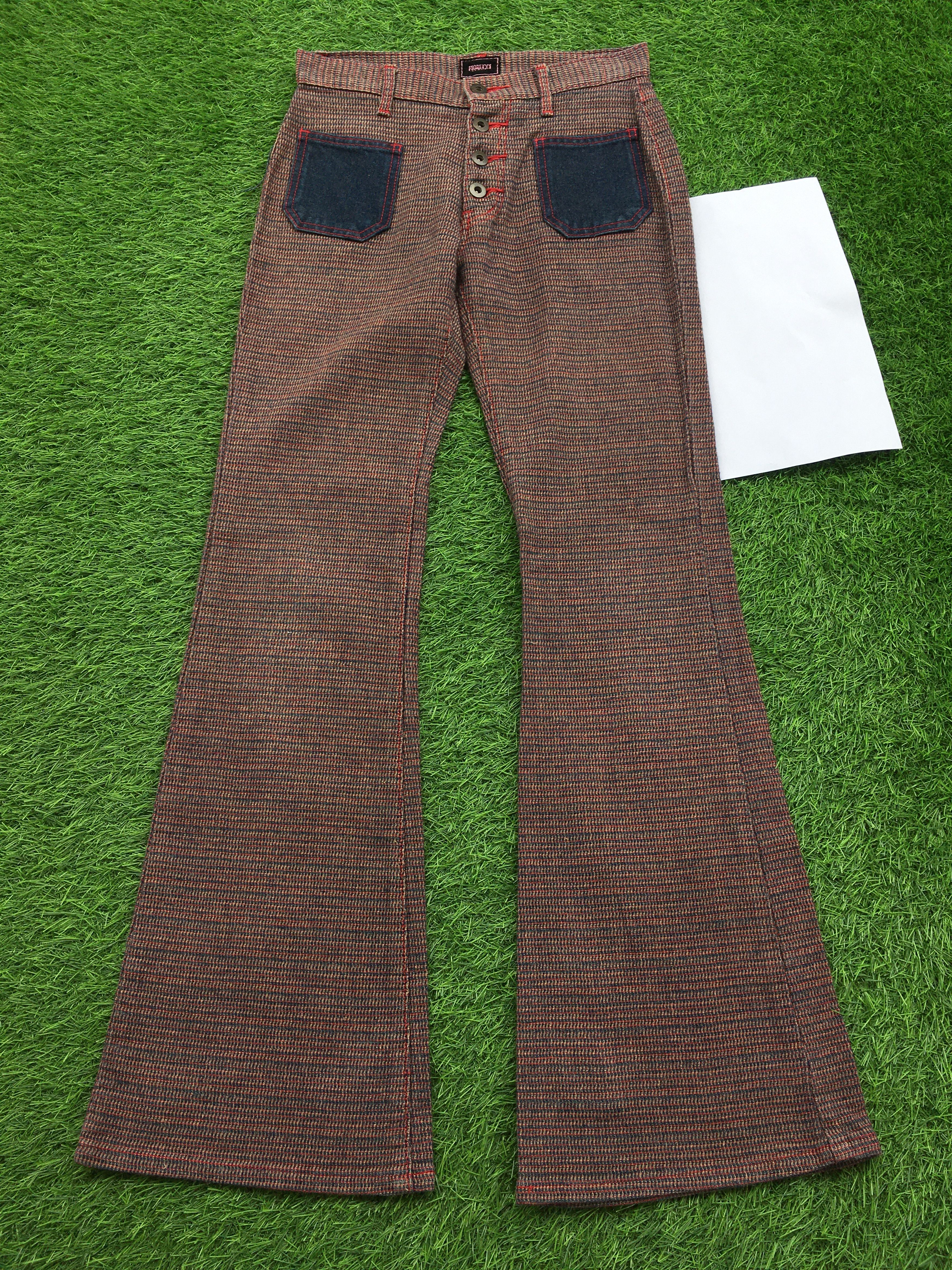 Designer × Japanese Brand × Jean Fiorucci Colorblock Sailor Jeans D-996 Size 26" / US 2 / IT 38 - 1 Thumbnail