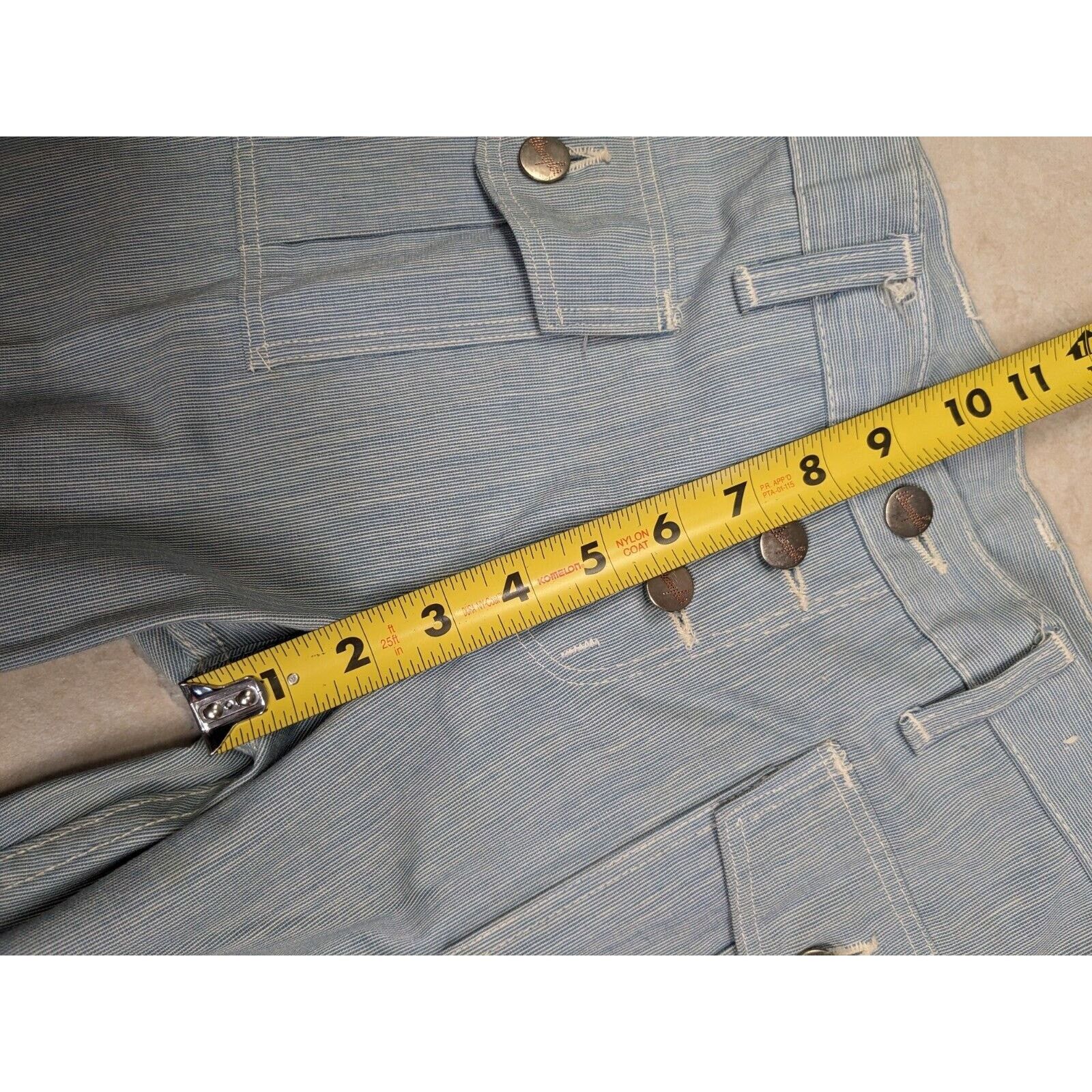 Wrangler Vtg 70s Wrangler Bell Bottom Flare Jeans Juniors 13 Blue USA Size 32" / US 10 / IT 46 - 12 Thumbnail