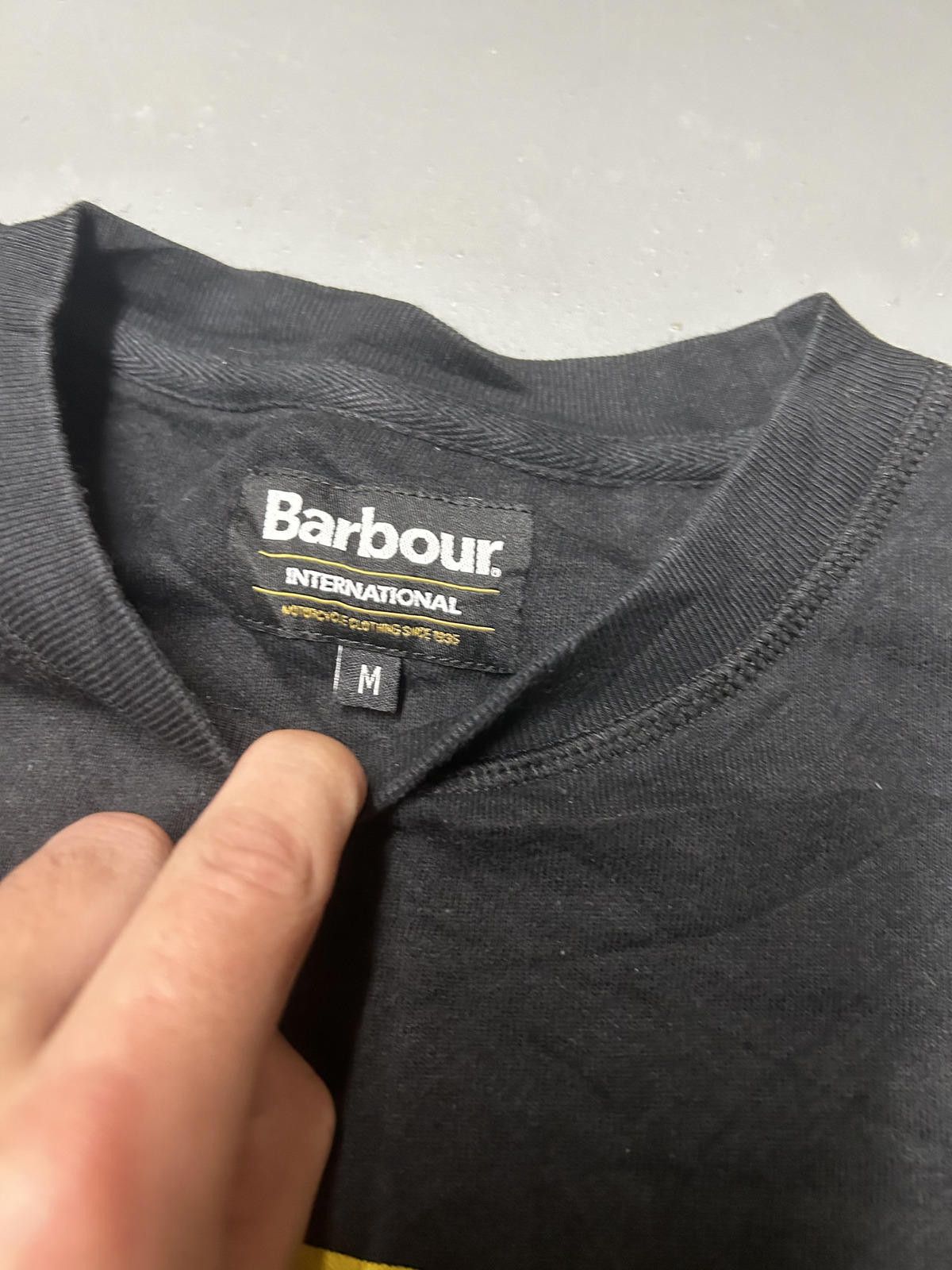 Barbour Barbour International Black Sweatshirt with Bold Logo Size US M / EU 48-50 / 2 - 4 Thumbnail