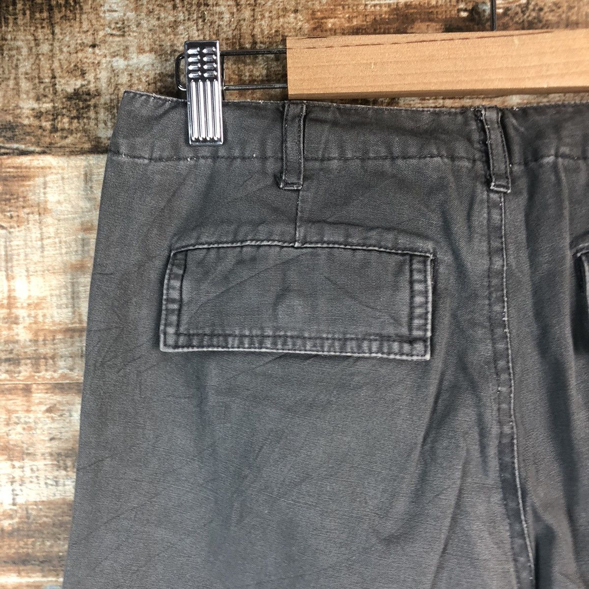Japanese Brand DL Japanese Brand Gray Cargo Multipocket Pants #C655 Size US 27 - 16 Thumbnail