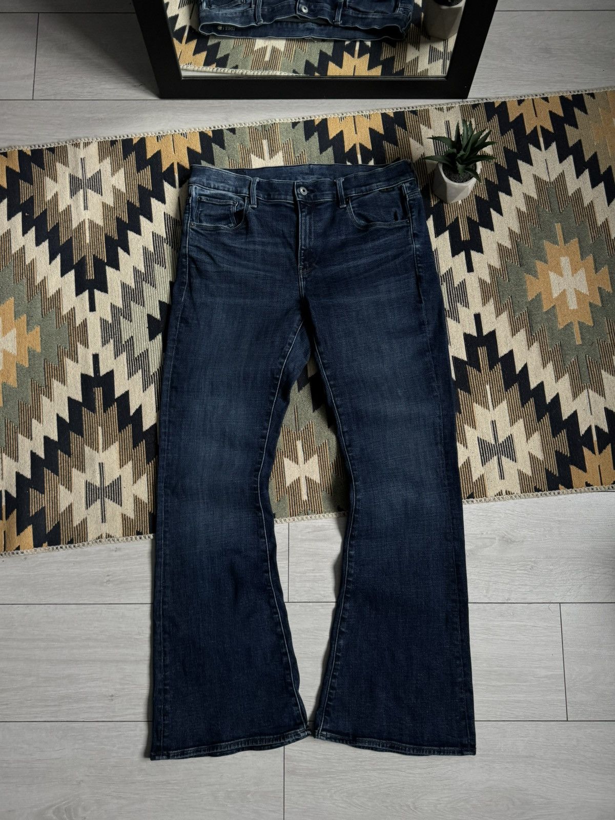 G-Star Vintage G-Star Raw Flare Jeans Y2K Size US 32 / EU 48 - 2 Thumbnail