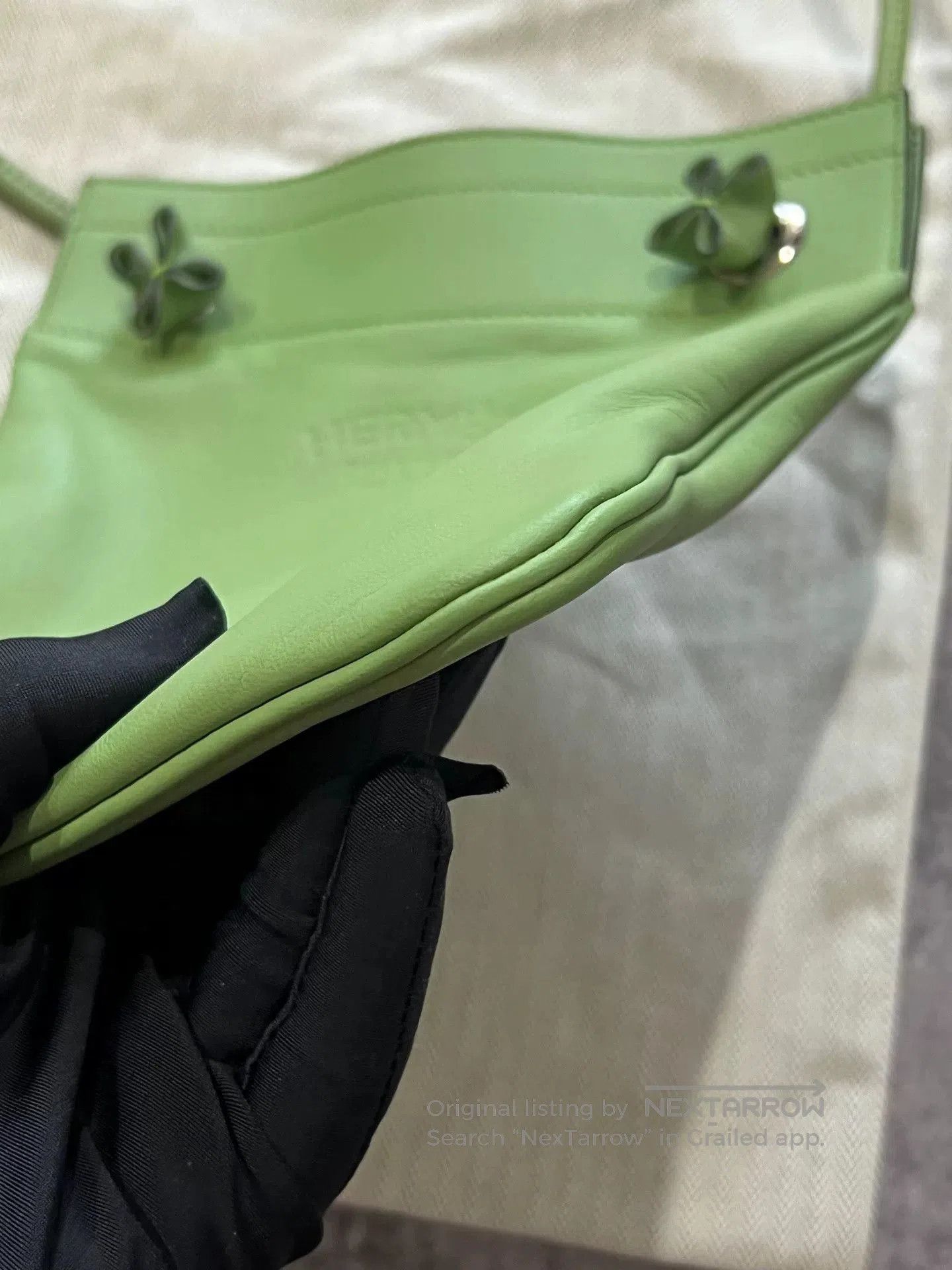 Hermes Hermes Aline Avocado Green Z Stamp. Size ONE SIZE - 5 Thumbnail
