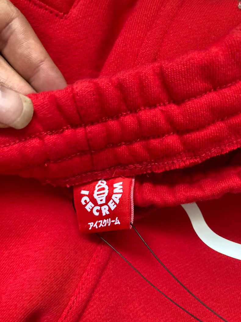 Billionaire Boys Club BBC ICE CREAM White & Red Flying Dog Sweatpants Size US 34 / EU 50 - 3 Thumbnail