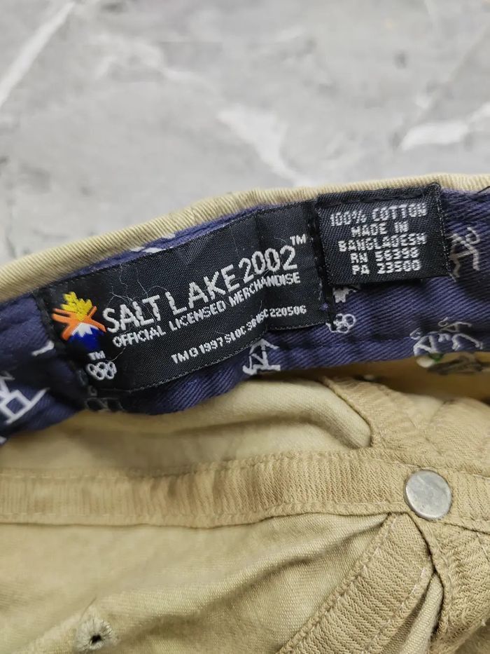 USA Olympics Vintage Salt Lake Olympic Winter Games 2002 Cap Hat Size ONE SIZE - 5 Thumbnail