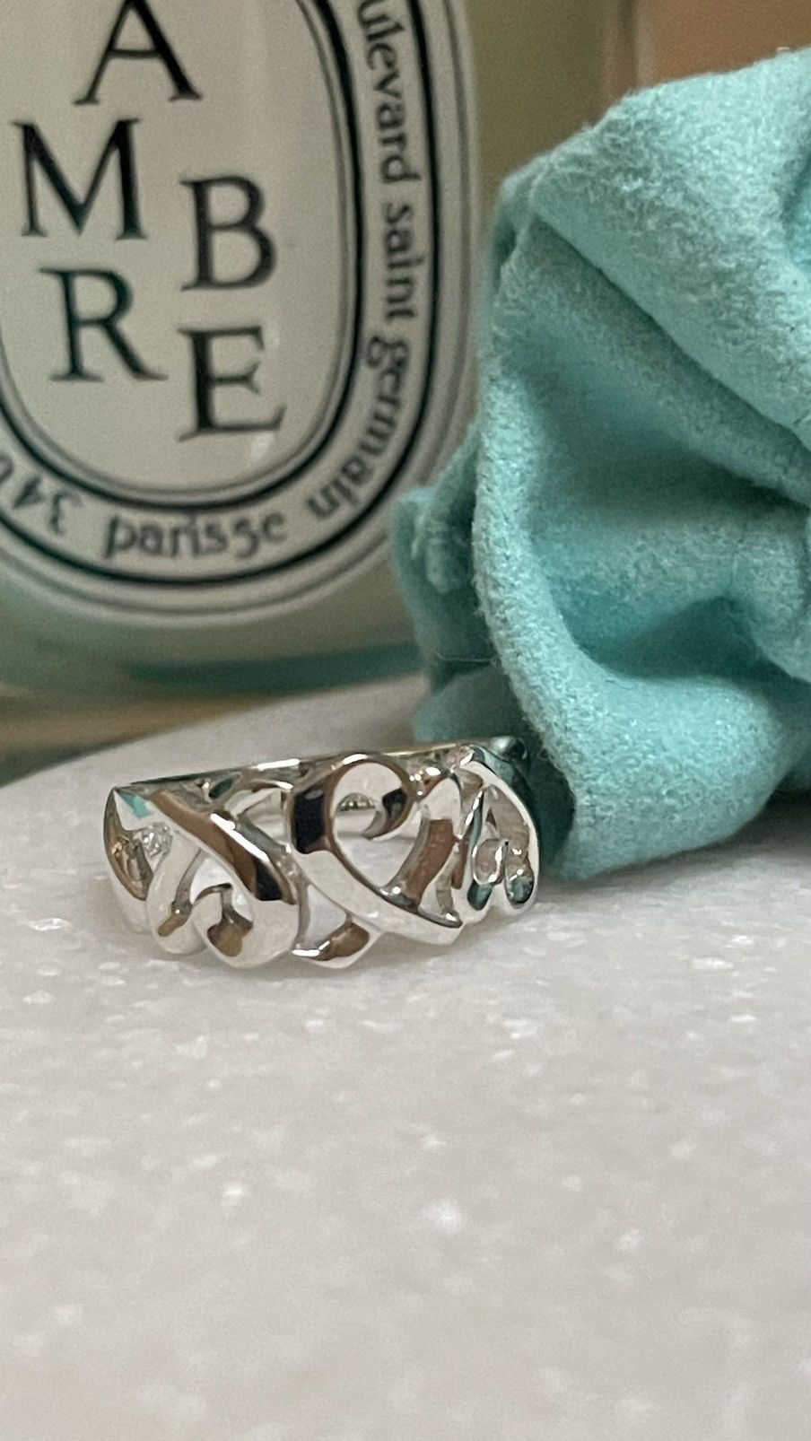 Tiffany & Co. TIFFANY & Co. Picasso Triple Heart Silver Ring Size 5.25NEW Size ONE SIZE - 14 Thumbnail
