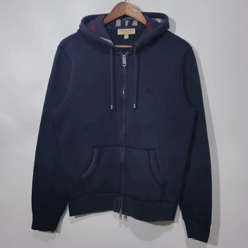 Burberry Burberry Women's Navy Blue Cotton Hoodie Size M / US 6-8 / IT 42-44 - 1 Thumbnail