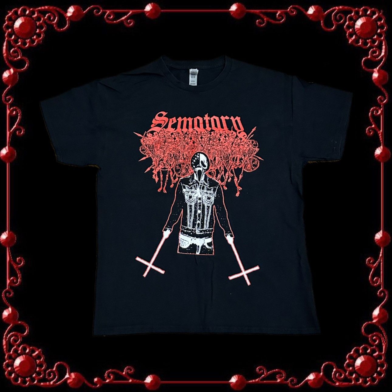 Band Tees sematary logo tee Size US L / EU 52-54 / 3 - 1 Thumbnail