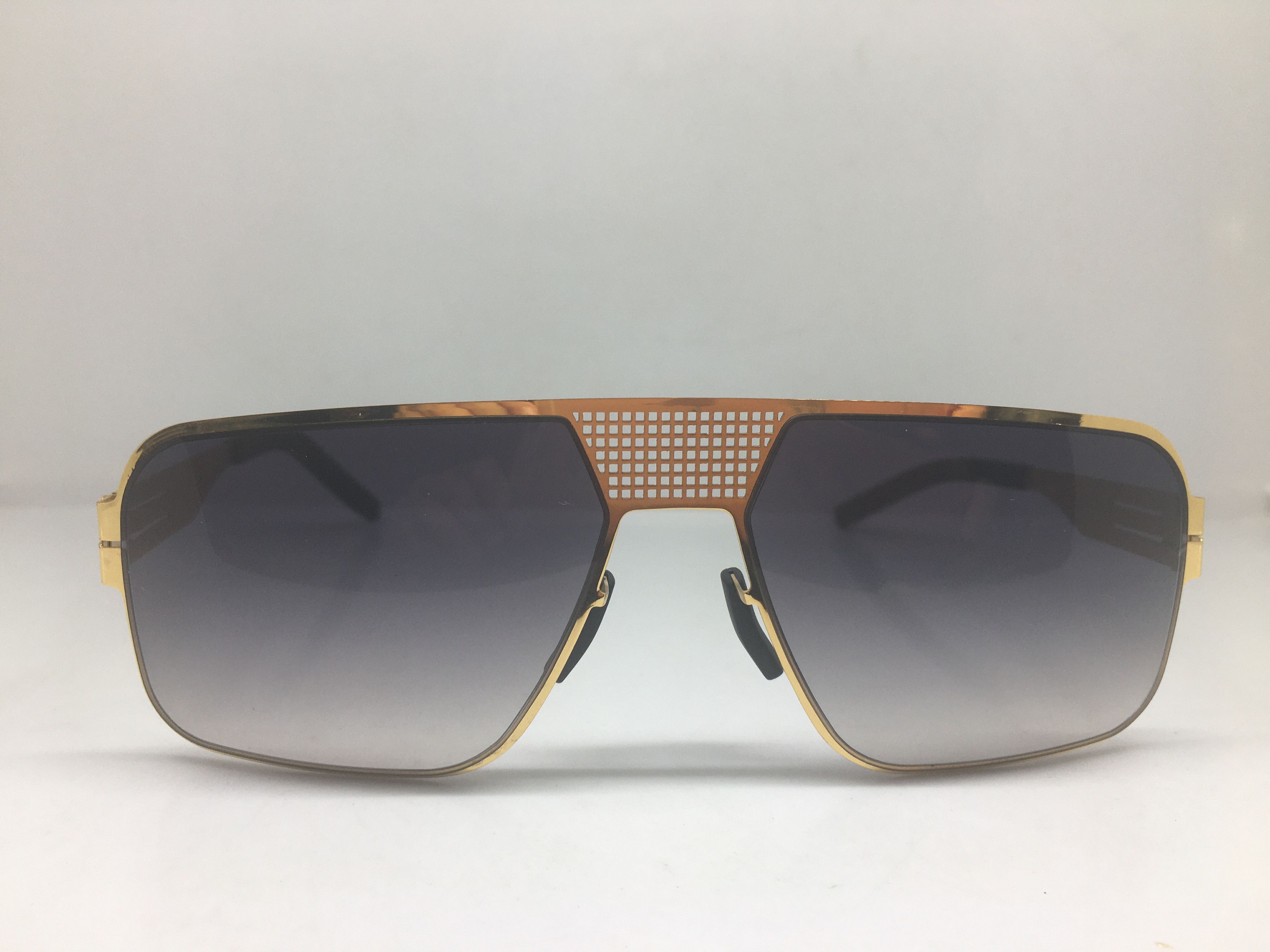 Other Gold Alloy Aviator Sunglasses Frame Pilot Size ONE SIZE - 1 Thumbnail