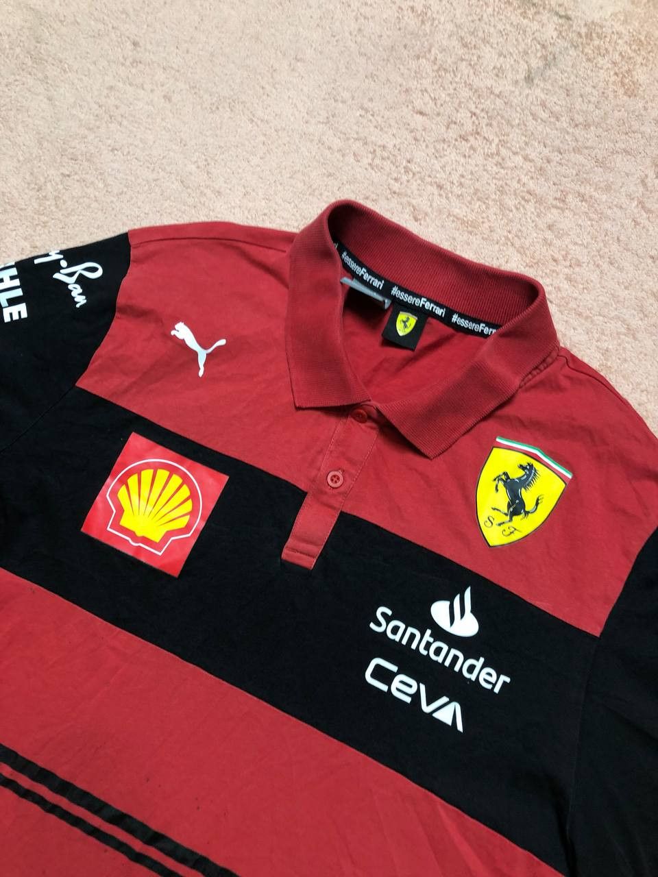 Ferrari × Puma Puma x Ferrari Racing Team Men's Polo Shirt Jersey Size US XL / EU 56 / 4 - 7 Thumbnail