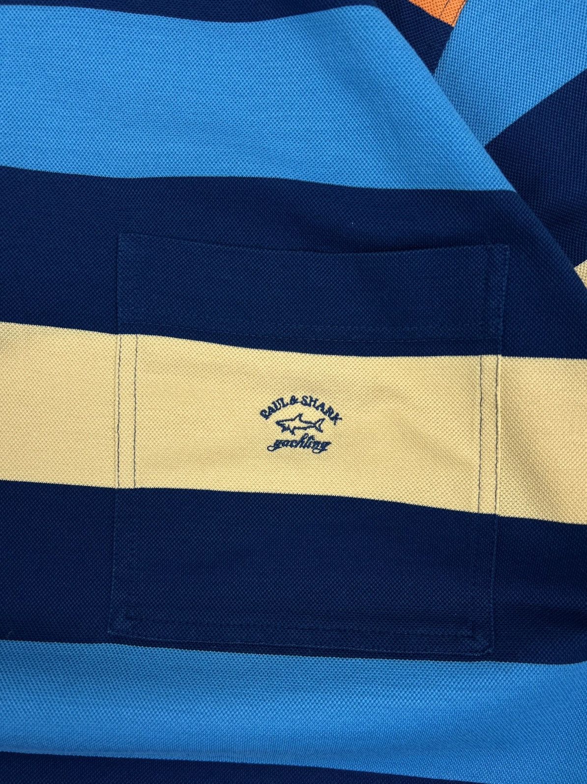 Paul & Shark Paul Shark Multicolor Striped Polo Shirt Size L Old Money Size US L / EU 52-54 / 3 - 8 Thumbnail