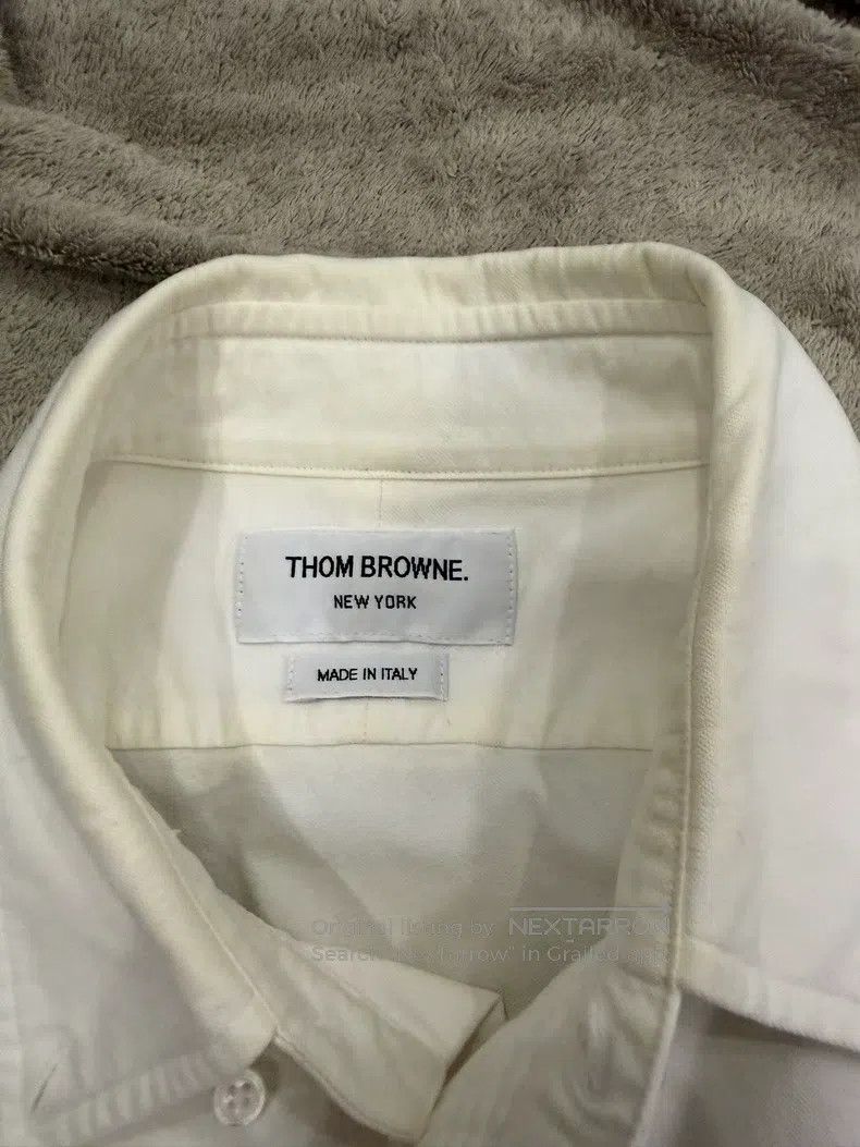 Thom Browne Thom Browne Striped buttoned long-sleeve shirt Size US S / EU 44-46 / 1 - 4 Thumbnail