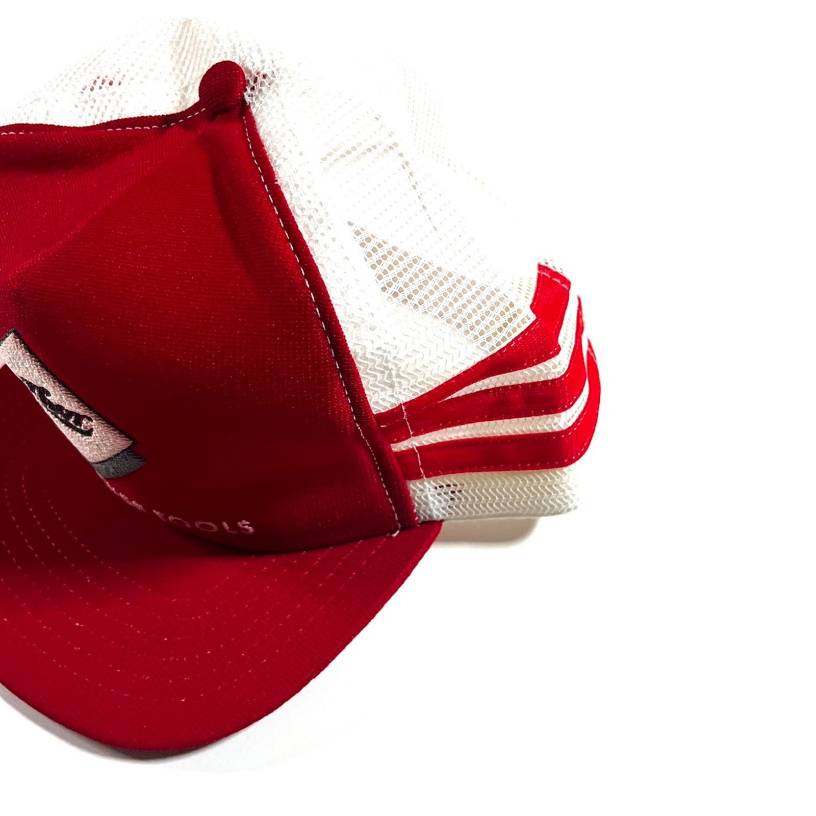 Vintage Vintage 1990’s Made in USA Thor Tools 3 Stripe Trucker Hat Size ONE SIZE - 4 Thumbnail