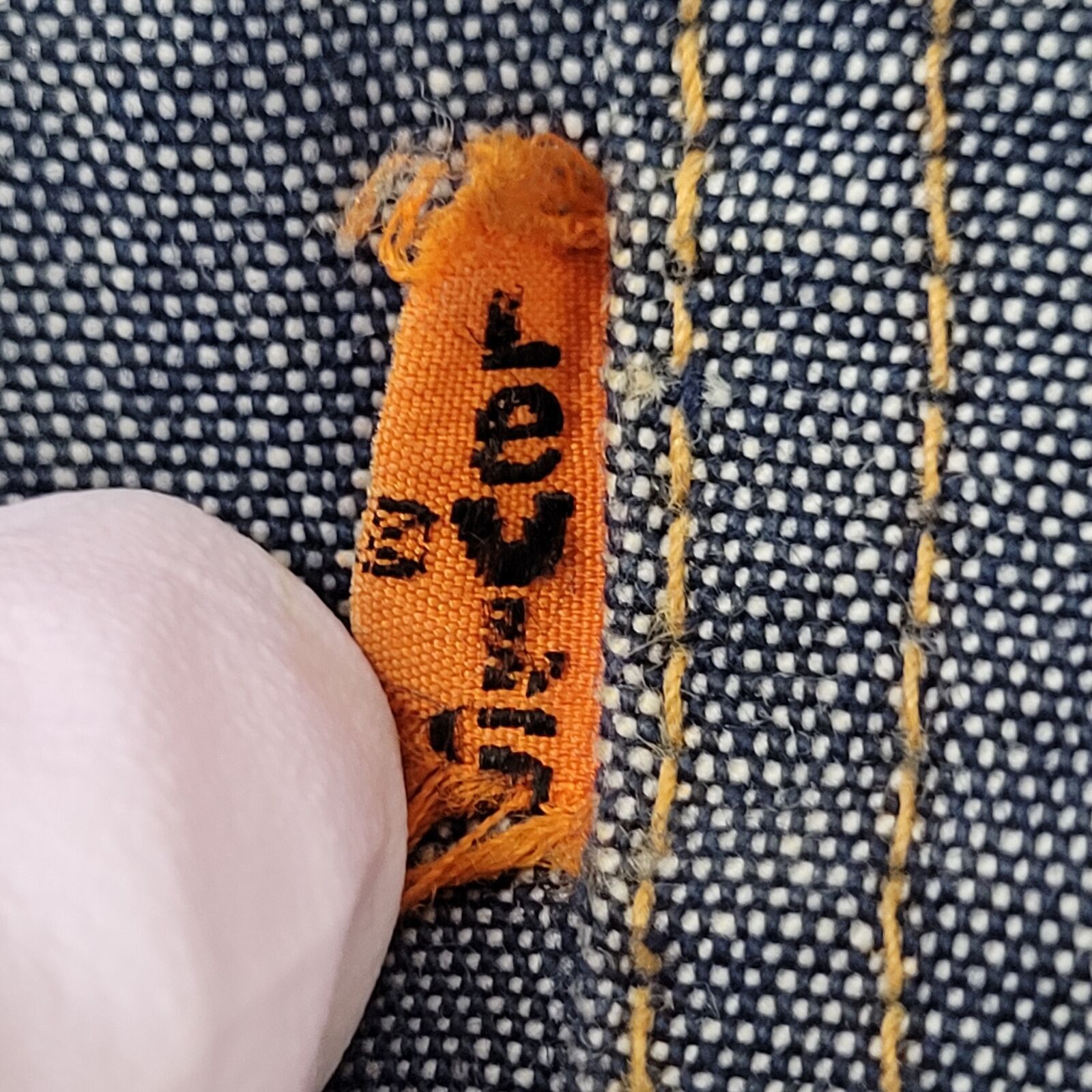 Levi's VTG 70s Levis Orange Tab Flares 30x26 Talon Bell Bottoms Size US 30 / EU 46 - 12 Thumbnail