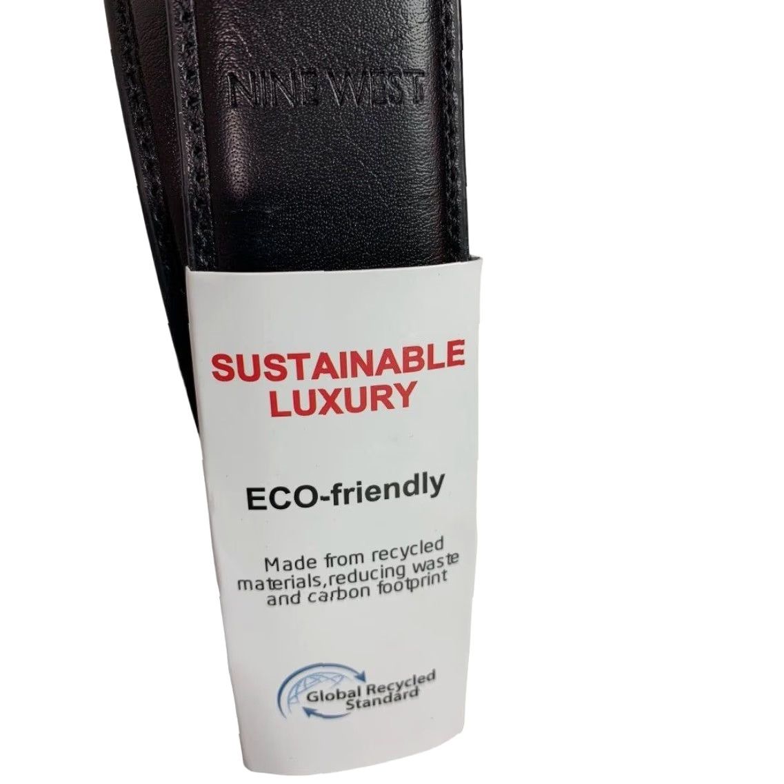 Nine West Nine West Belt Men's XL Black Vegan Leather Sustainable Luxury Belt Size ONE SIZE - 3 Thumbnail
