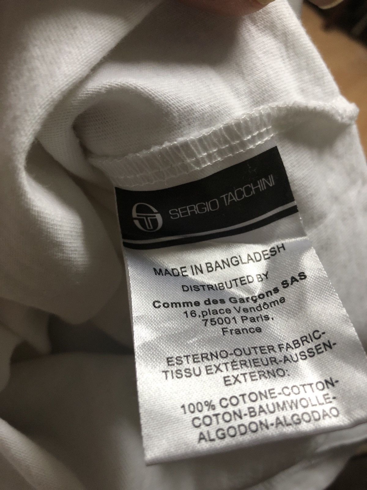 Comme des Garcons × Gosha Rubchinskiy × Sergio Tacchini Gosha Rubchinskiy x Sergio Tacchini Tee - White Size US L / EU 52-54 / 3 - 3 Thumbnail