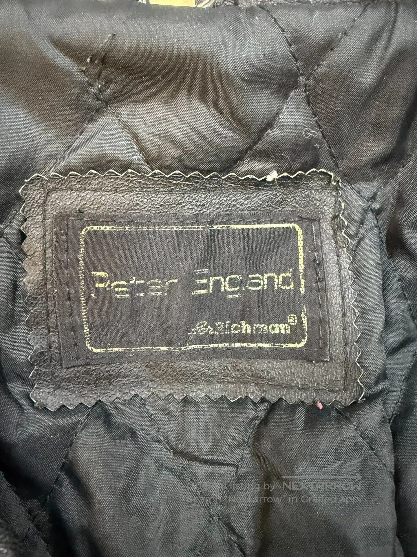 VINNY's Vintage American Retro Motorcycle Leather Jacket. Size US L / EU 52-54 / 3 - 4 Thumbnail