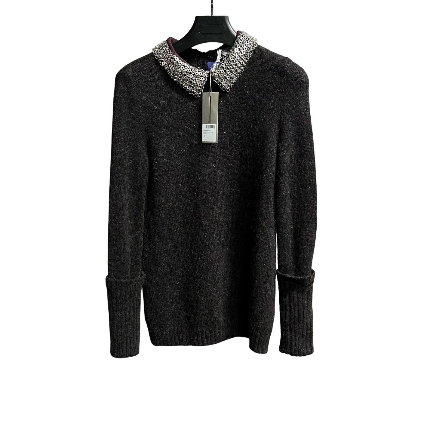 Dior Dior Sequin Collar Cashmere Mohair Sweater 40 Size M / US 6-8 / IT 42-44 - 1 Thumbnail
