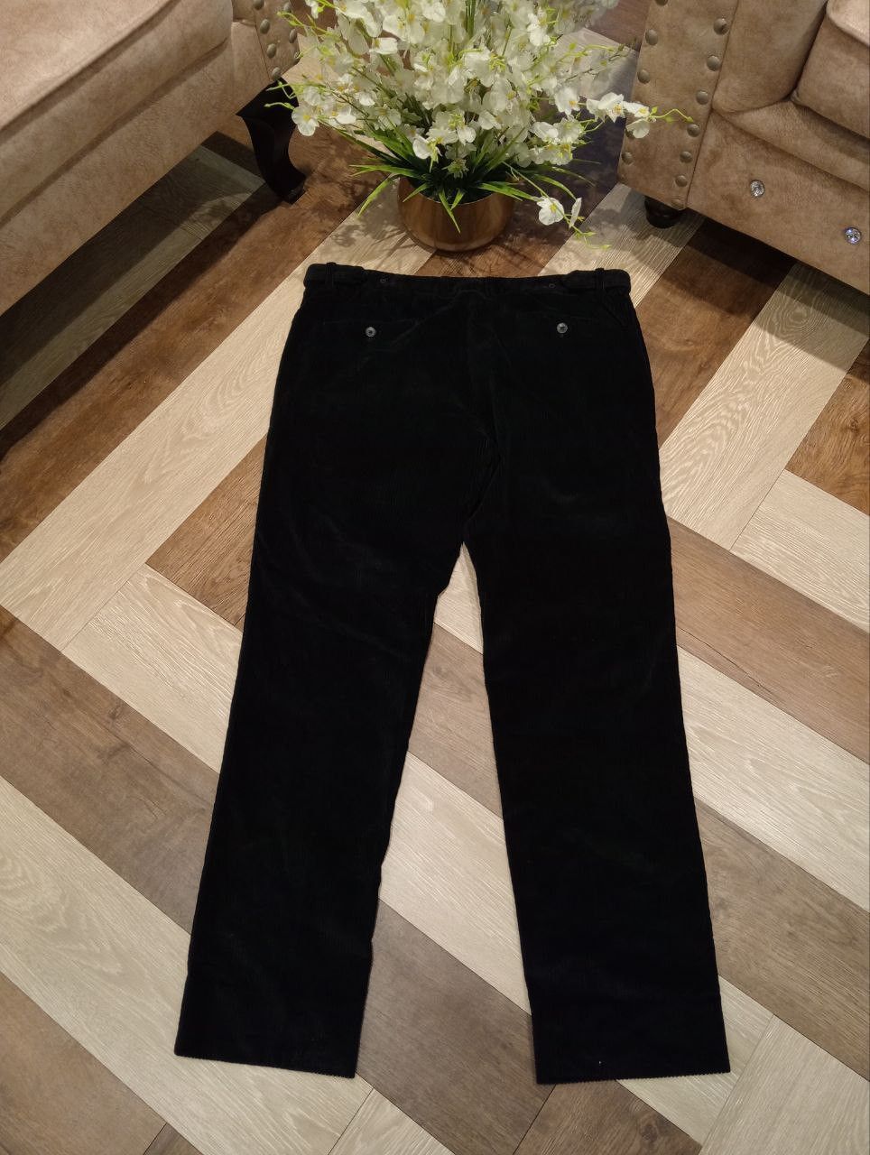 Emporio Armani EMPORIO ARMANI MATT LINE ADJUSTABLE WAIST CORDUROY PANTS Size US 36 / EU 52 - 12 Thumbnail