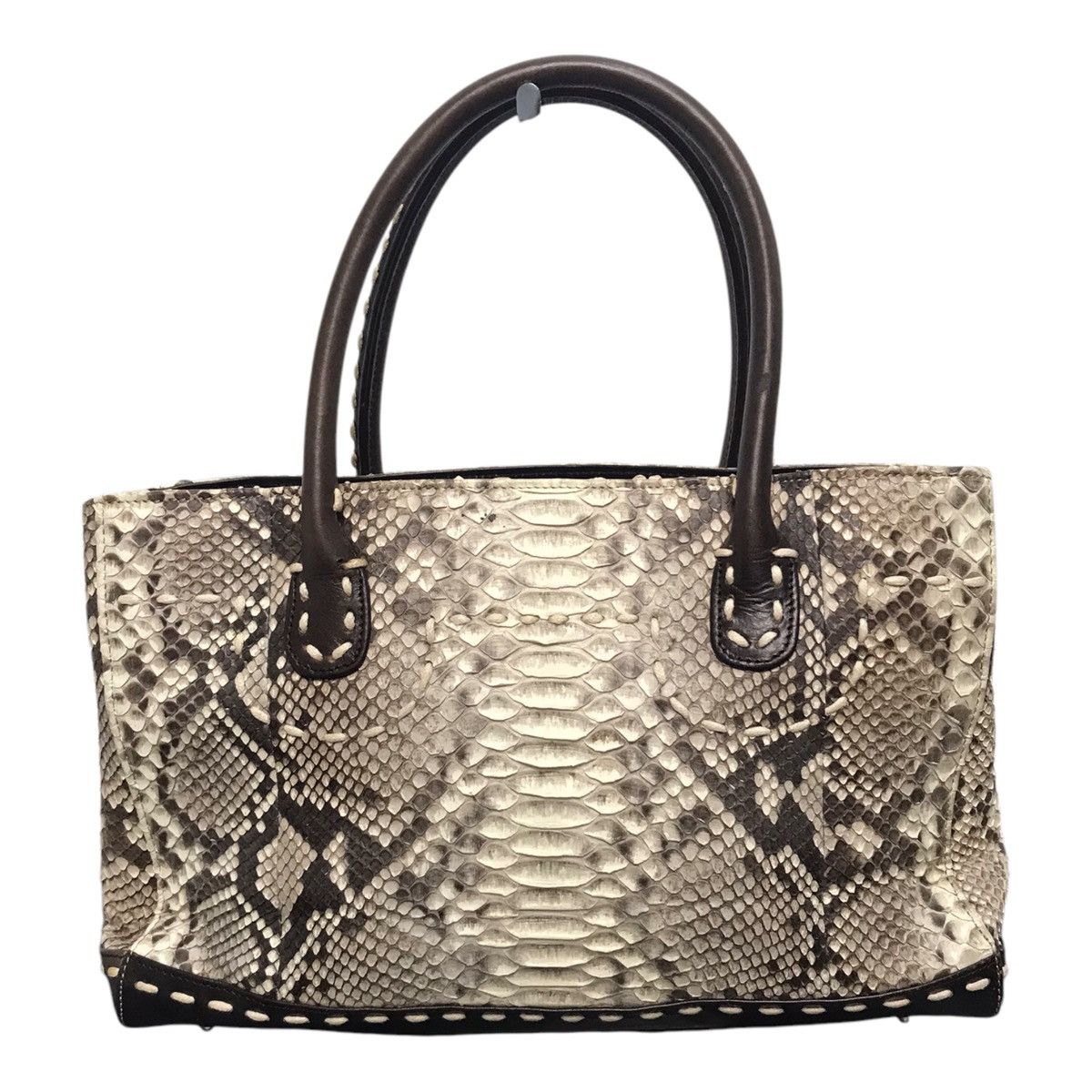 Handmade × Hysteric Glamour × Japanese Brand Thorough Brace python Skin Handbag Size ONE SIZE - 6 Thumbnail
